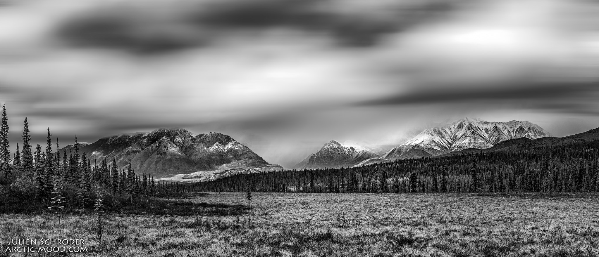 ZEISS Milvus 50mm F1.4 sample photo. Snow is reaching the wrangell national park mountains photography