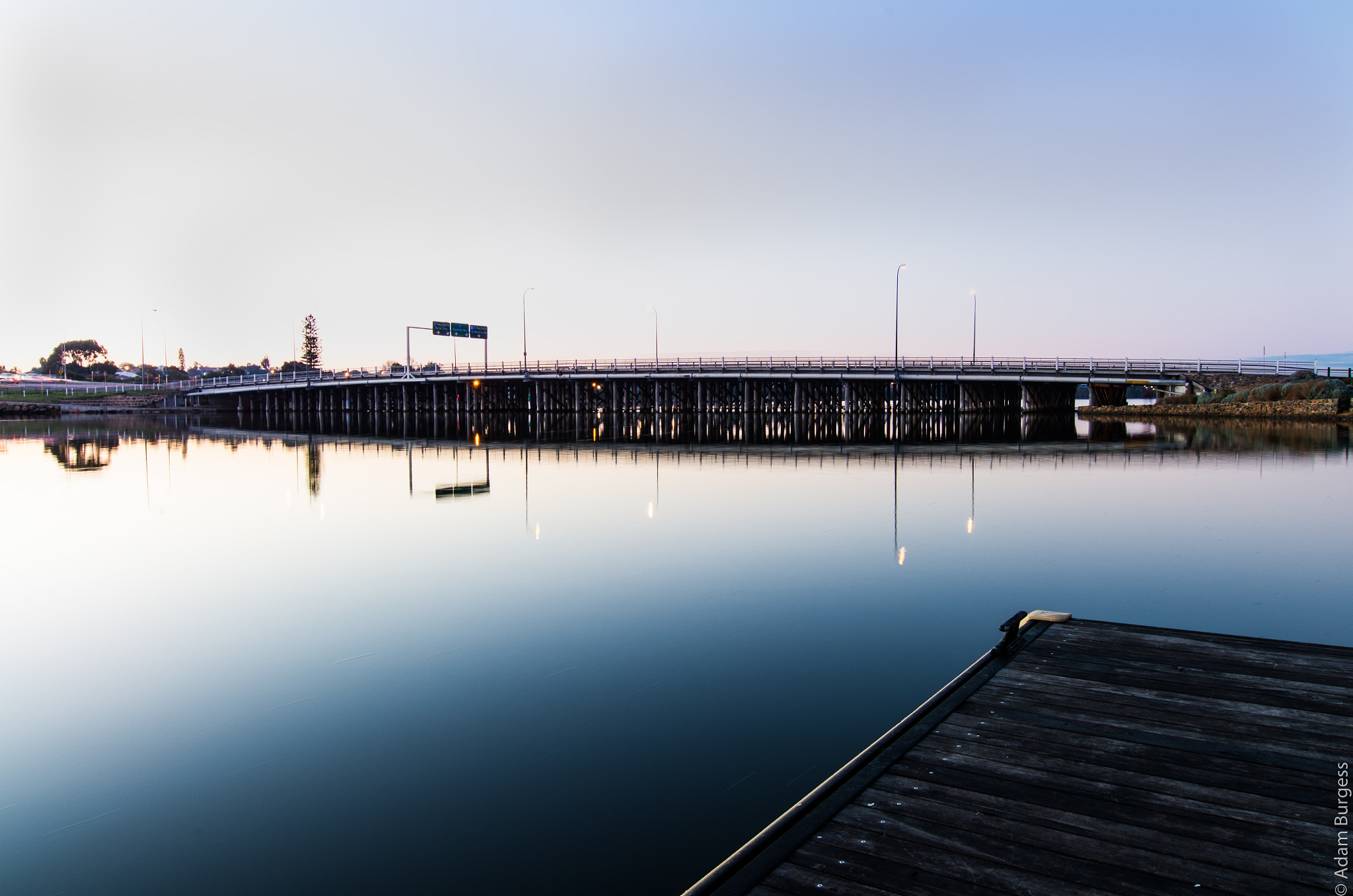 Sigma 10-20mm F3.5 EX DC HSM sample photo. Sunrise over the canning bridge photography