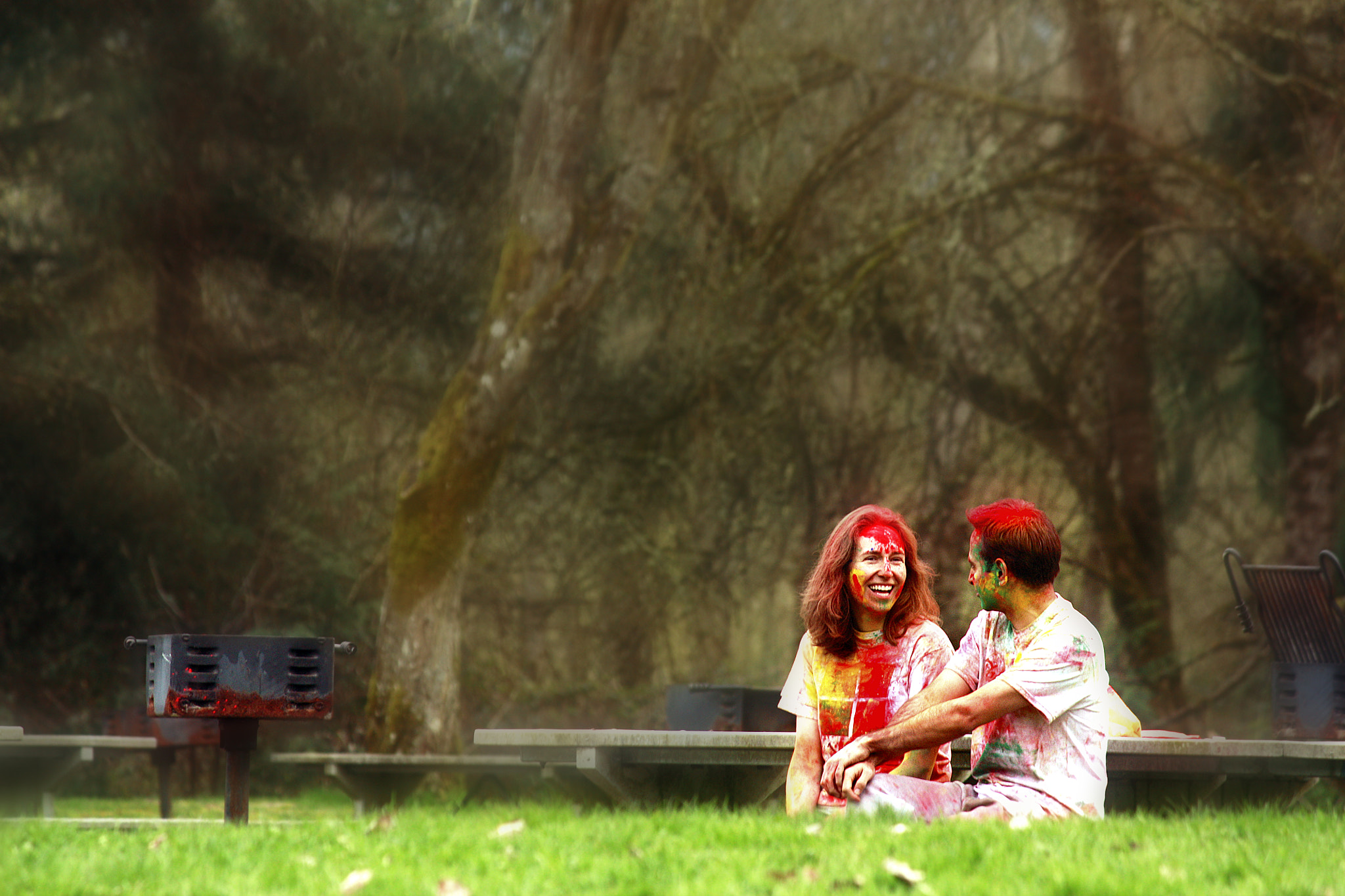 Canon EOS 450D (EOS Rebel XSi / EOS Kiss X2) sample photo. A lot can happen over holi.. photography