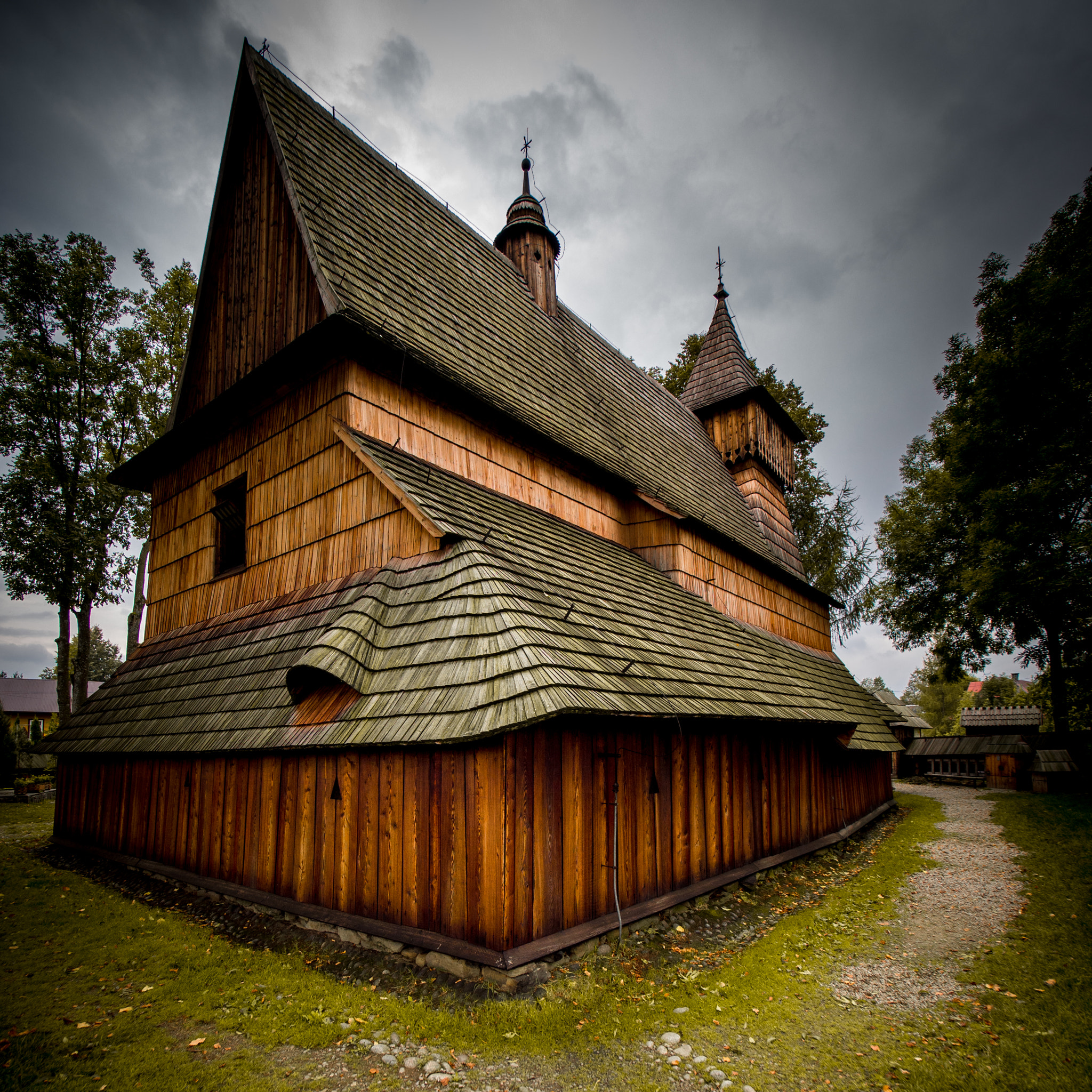 Olympus OM-D E-M5 sample photo. St. michael archangel's church, dębno, poland photography