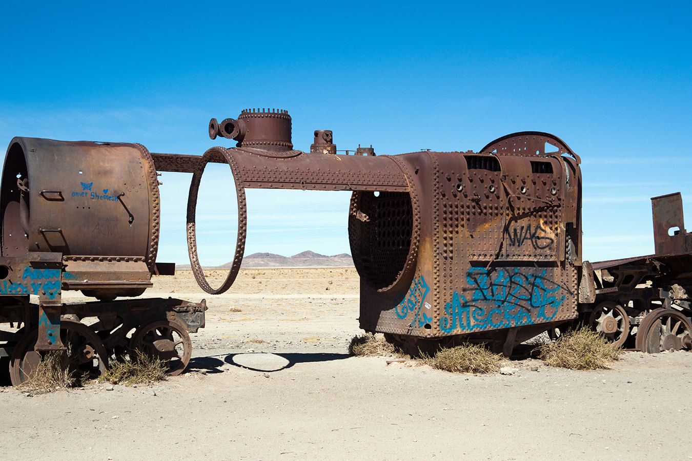 Sony Alpha DSLR-A900 + 35-70mm F4 sample photo. Cementerio de los trenes (2) photography