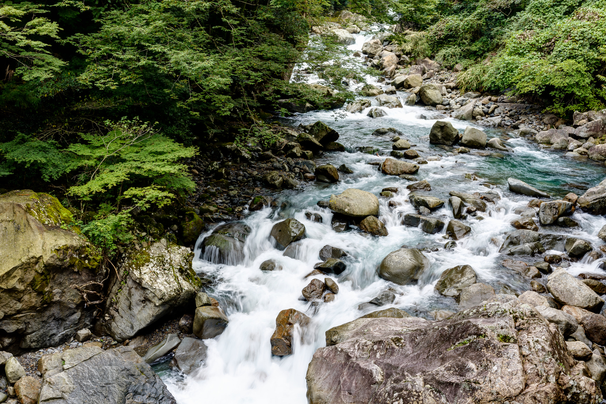 Nikon D800 + ZEISS Distagon T* 35mm F1.4 sample photo. The flow of beautiful water photography