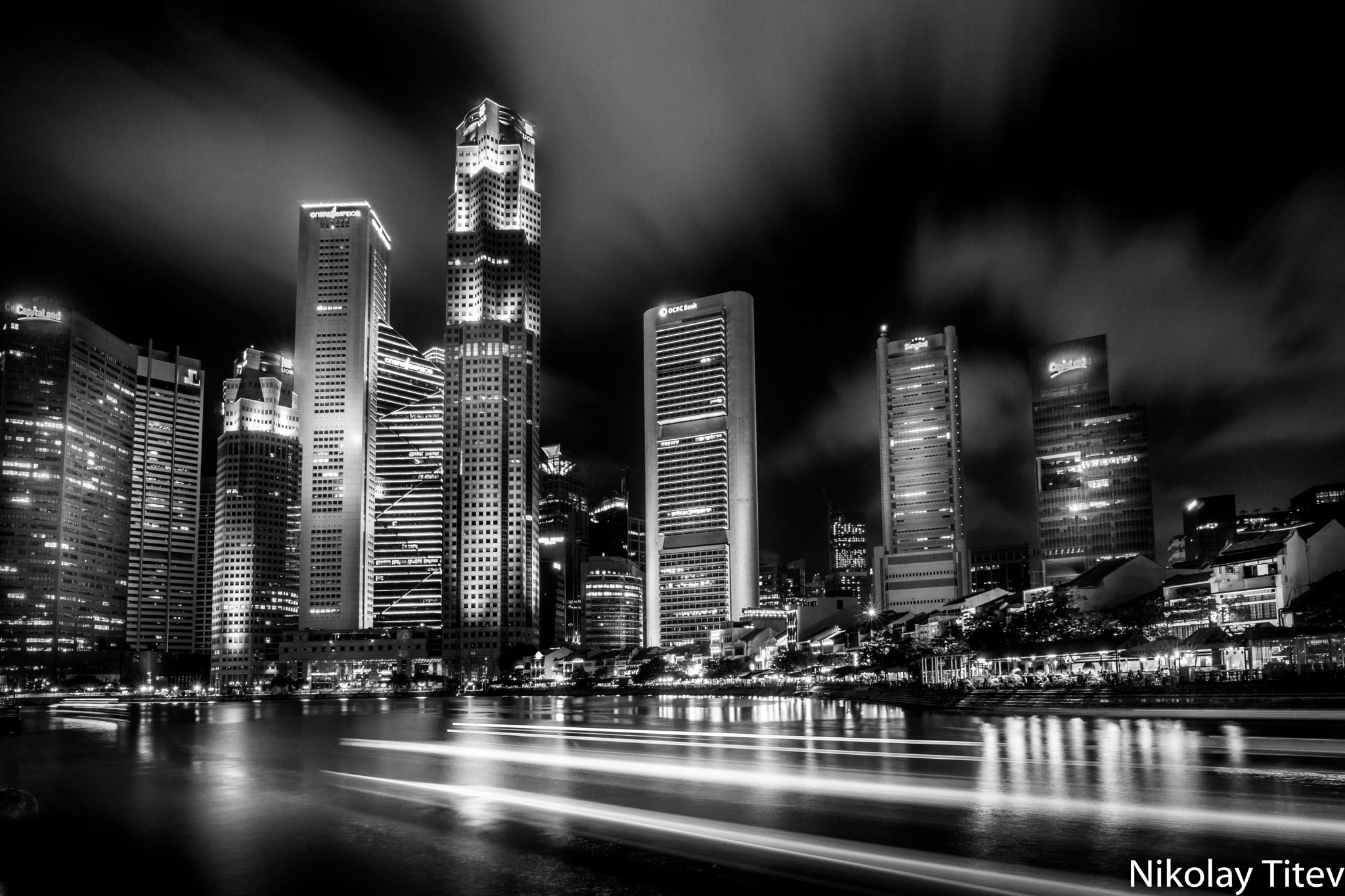 Sony a6000 sample photo. Singapore bw photography