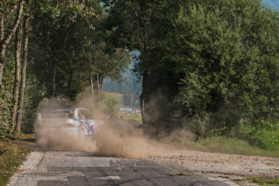 Sigma 12-24mm F4.5-5.6 II DG HSM sample photo. Dusty car - ralley photography