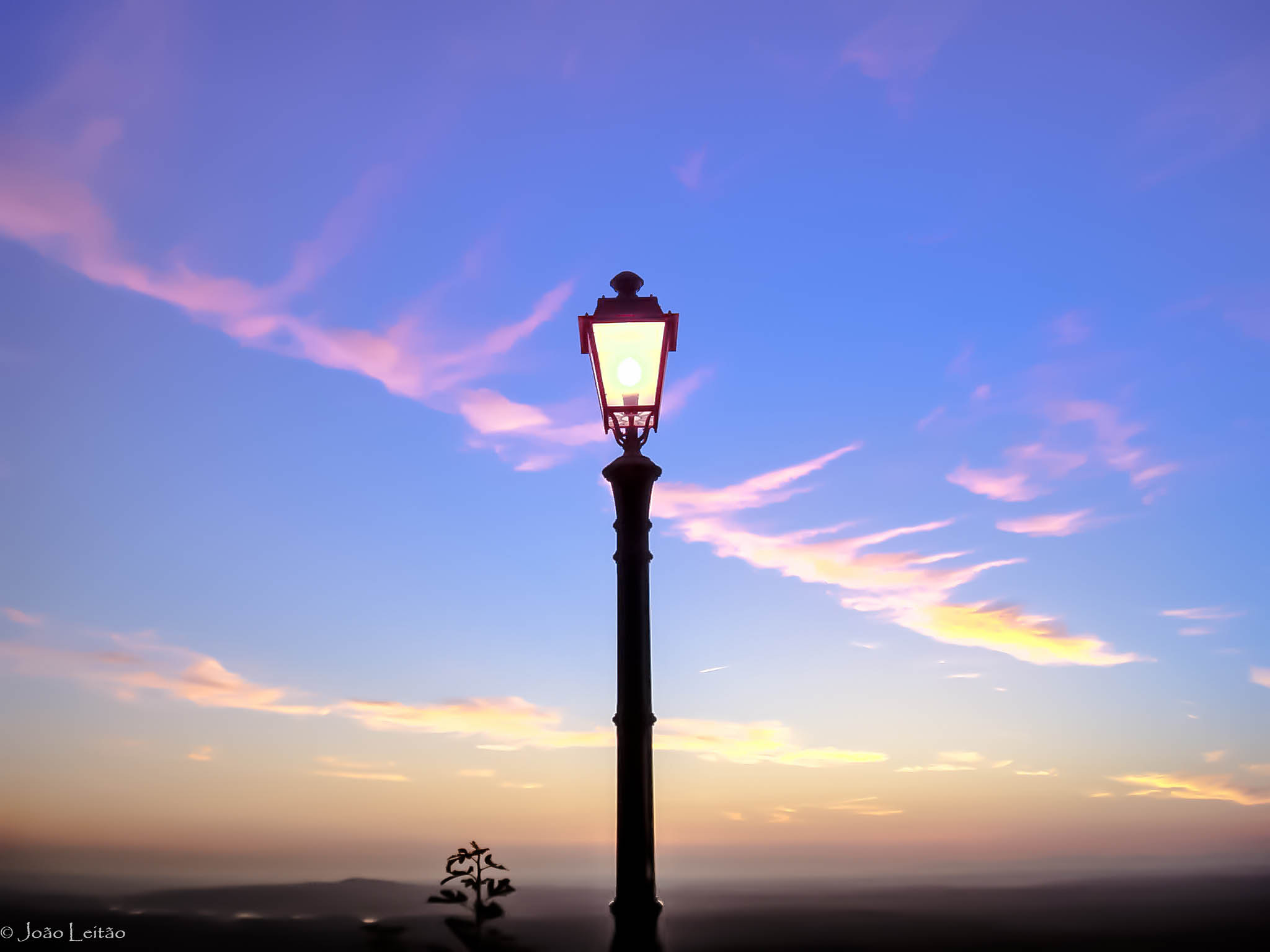 Olympus u10D,S300D,u300D sample photo. A light in the sky photography