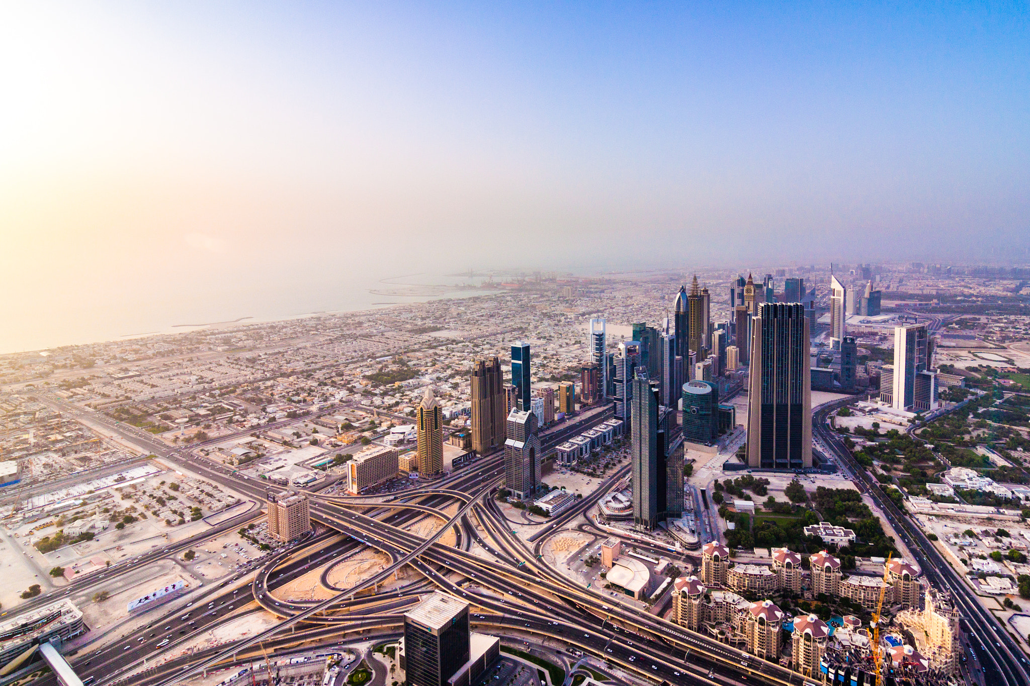 Canon EOS 500D (EOS Rebel T1i / EOS Kiss X3) sample photo. View over dubai photography