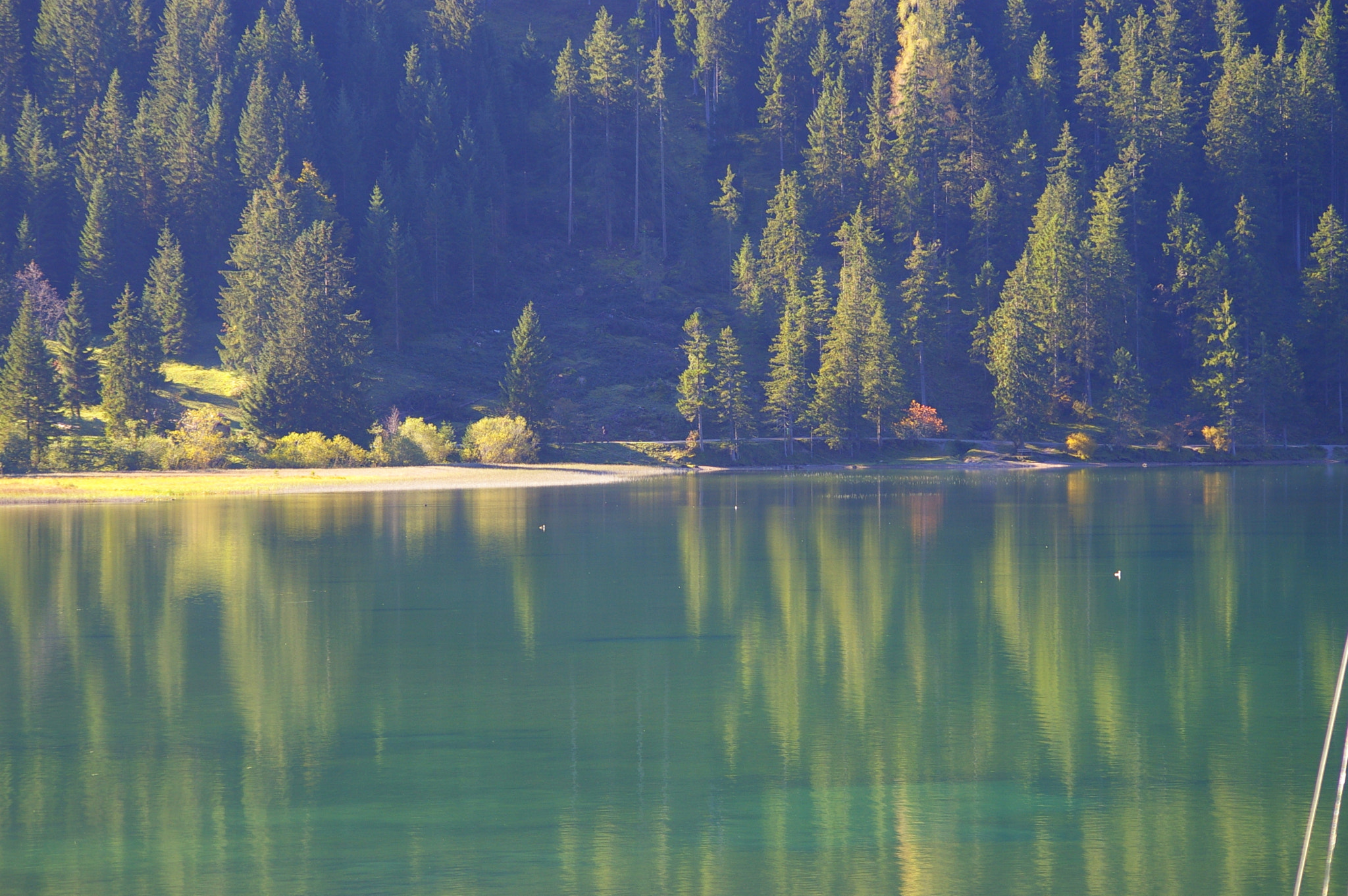 Pentax K100D Super sample photo. Smooth as a mirrow and crystal clear - haldensee photography