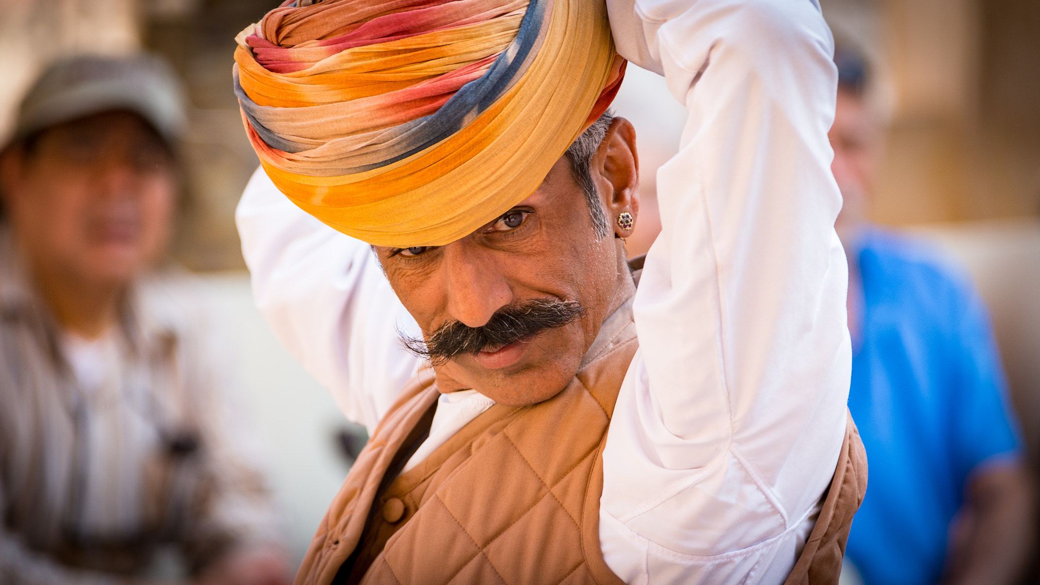 Canon EF 28-300mm F3.5-5.6L IS USM sample photo. Indian man with turban photography