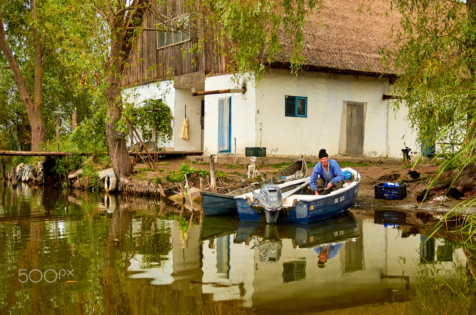 Sigma 17-50mm F2.8 EX DC OS HSM sample photo. Danube delta - fishery photography