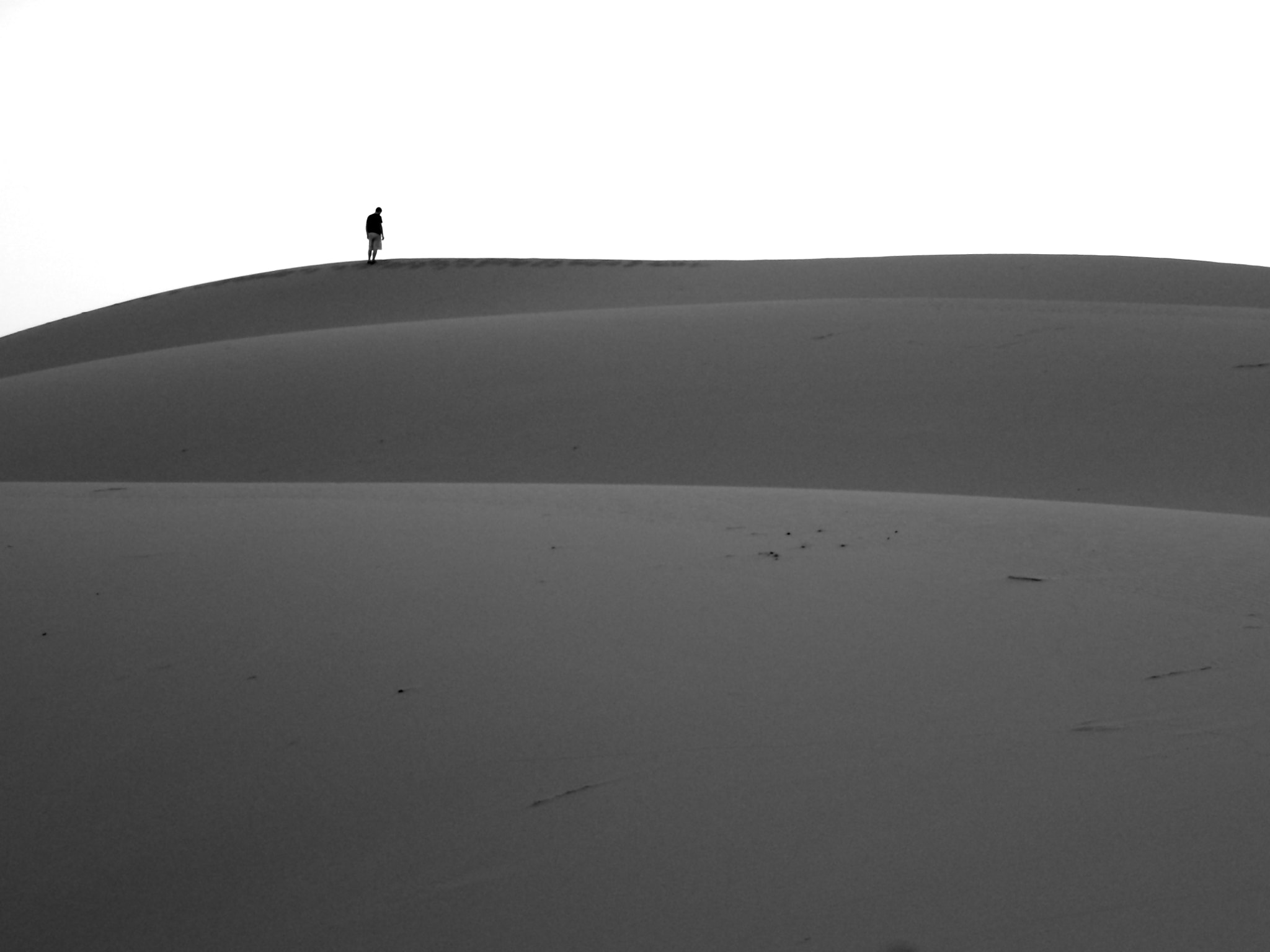 Panasonic Lumix DMC-ZS8 (Lumix DMC-TZ18) sample photo. One man in the desert photography