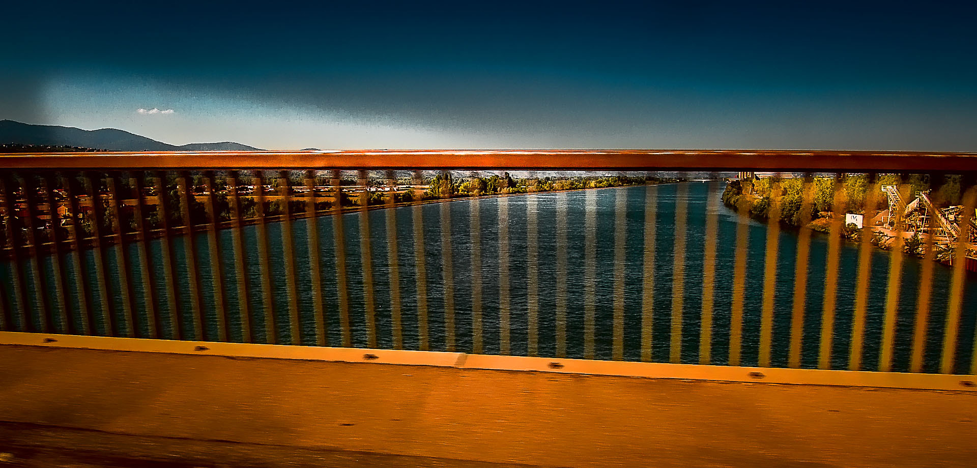 Ricoh GX200 sample photo. The bridge over the river photography