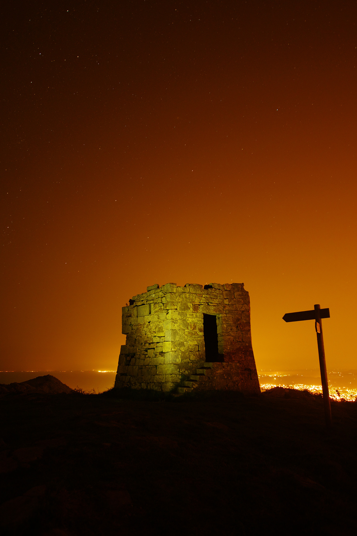 Sigma 10-20mm F3.5 EX DC HSM sample photo. Jaizkibel noche estrellada photography