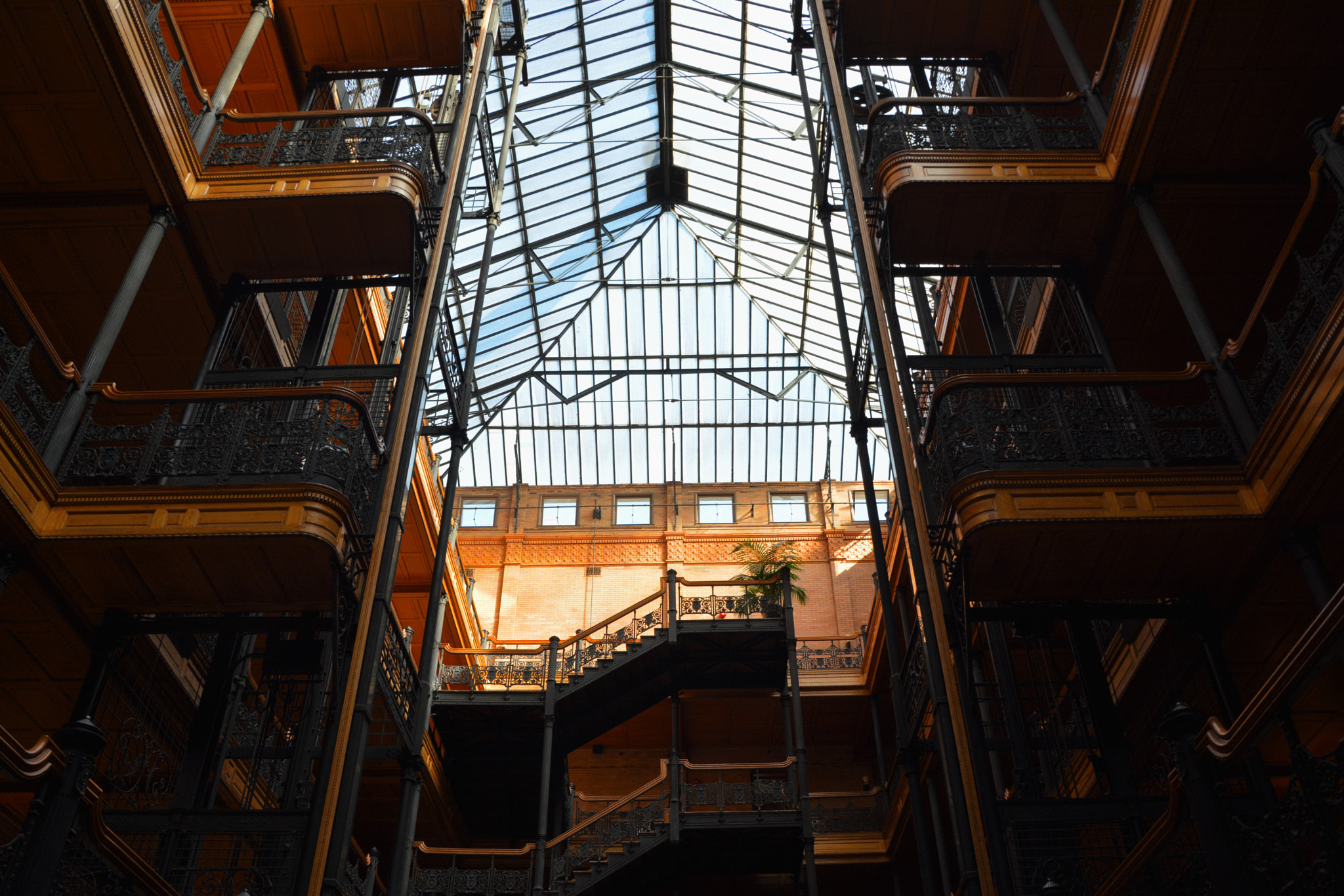 Nikon D7100 + Sigma 18-250mm F3.5-6.3 DC OS HSM sample photo. The bradbury building, la photography