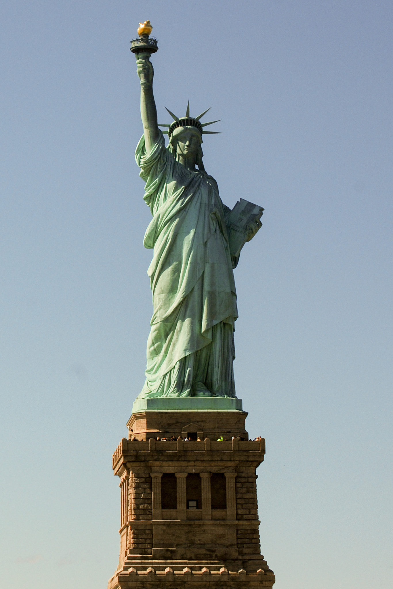Nikon D40X sample photo. Statue of liberty photography