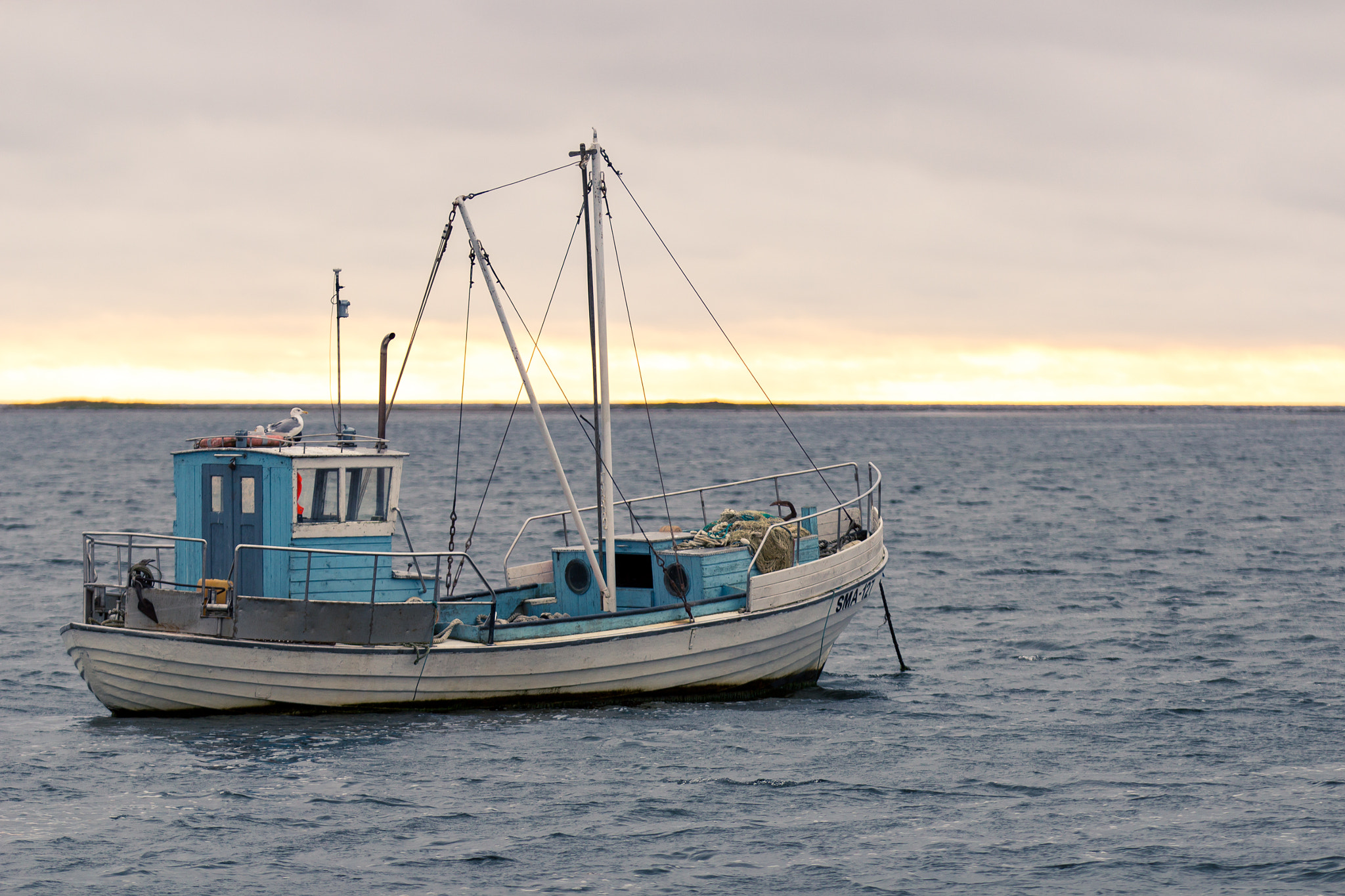 Canon EF 70-200mm F2.8L IS II USM sample photo. Fishing boat photography