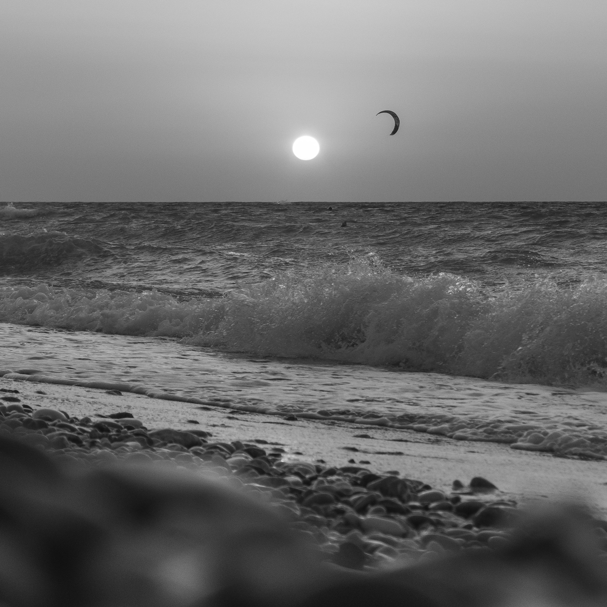 PENTAX RICOH IMAGING PENTAX MX-1 sample photo. Last surf before sunset photography