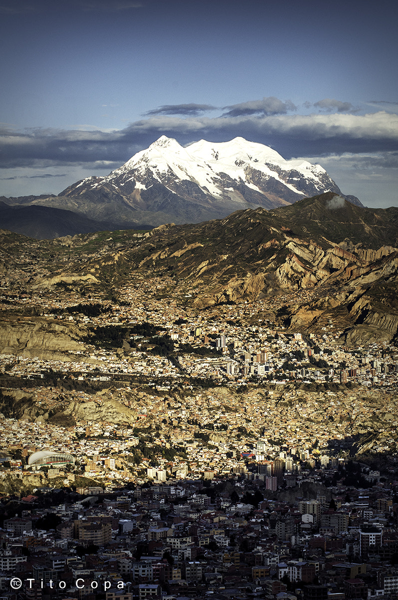 Nikon D5000 sample photo. Cerro illimani photography