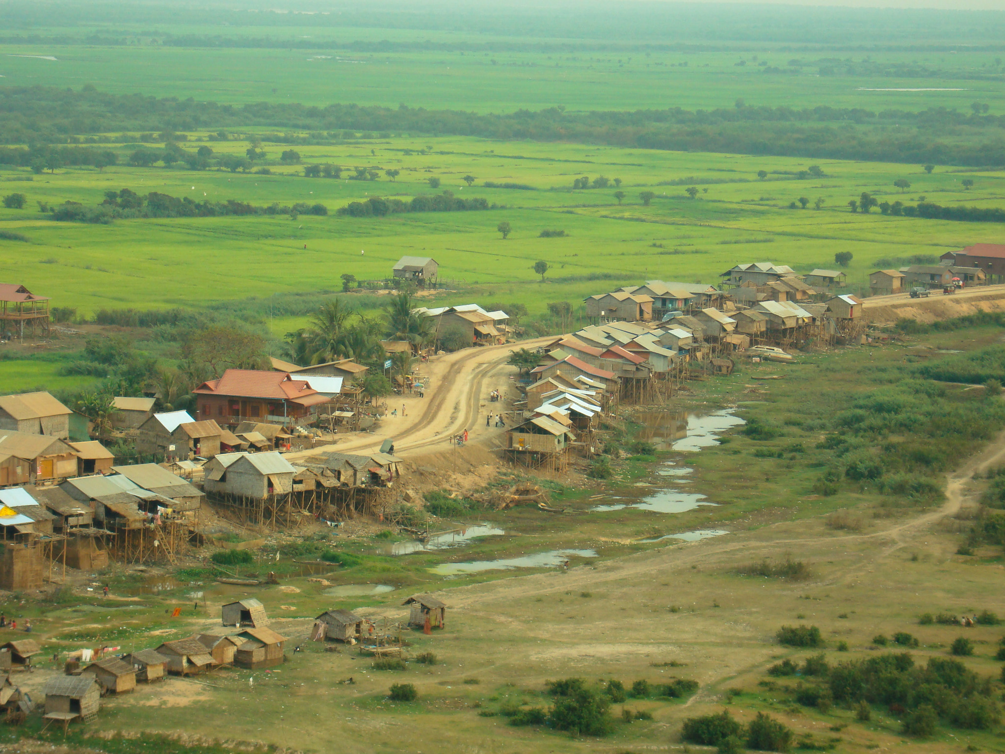 Sony DSC-W200 sample photo. Village along the dirt road photography