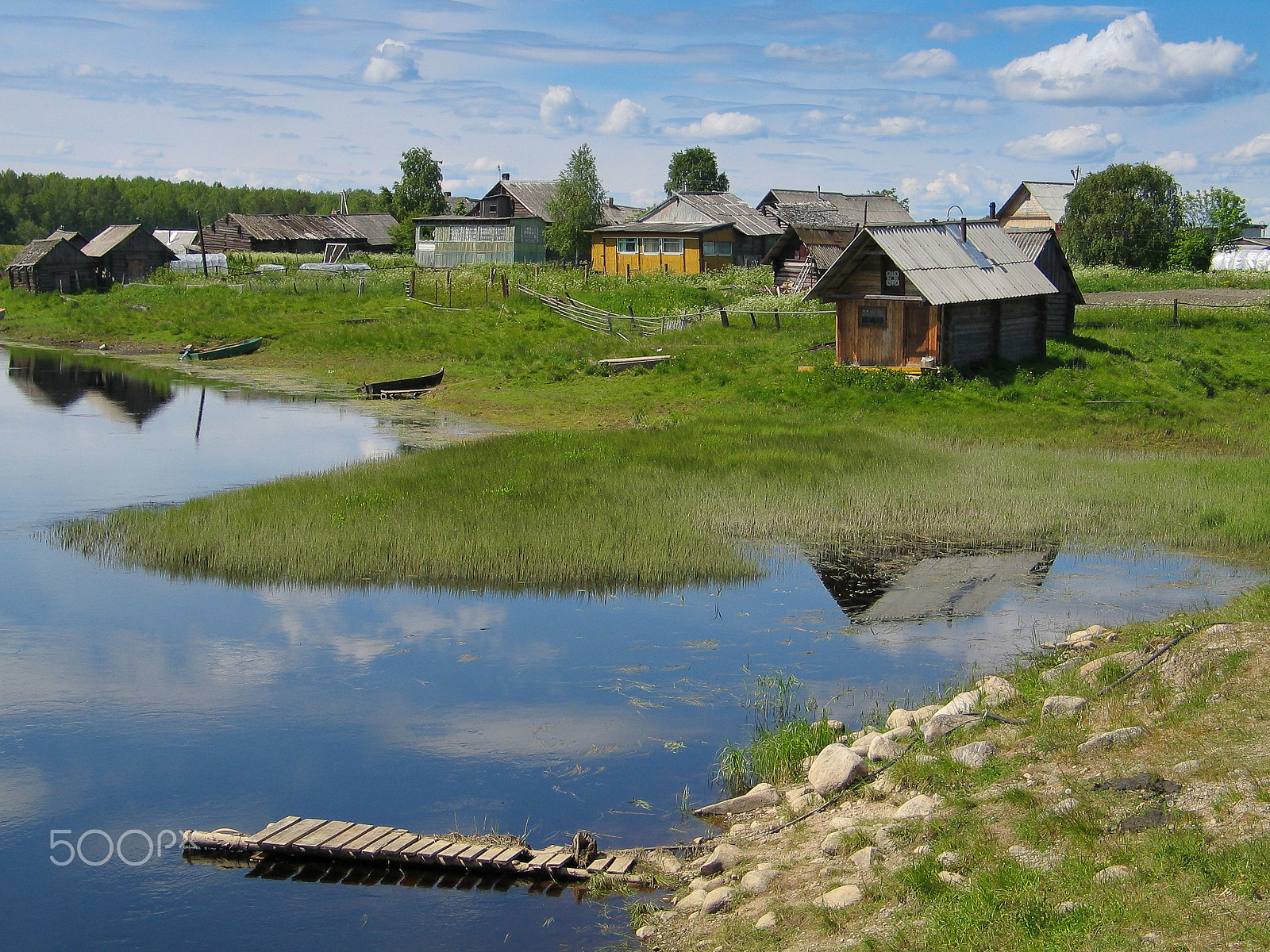 Canon POWERSHOT G5 sample photo. Small village kindasovo, karelia, russia photography