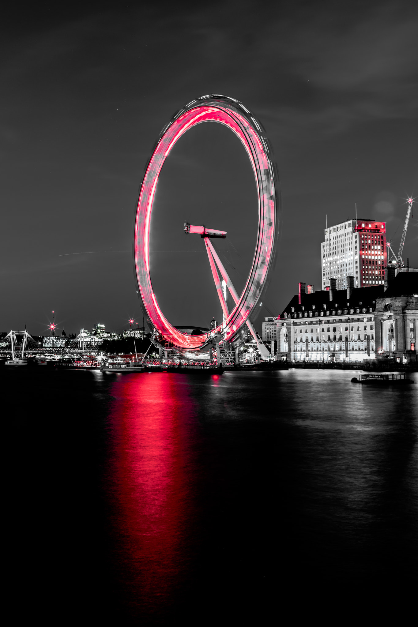 Nikon D5300 + Samyang 12mm F2.8 ED AS NCS Fisheye sample photo. London eye photography