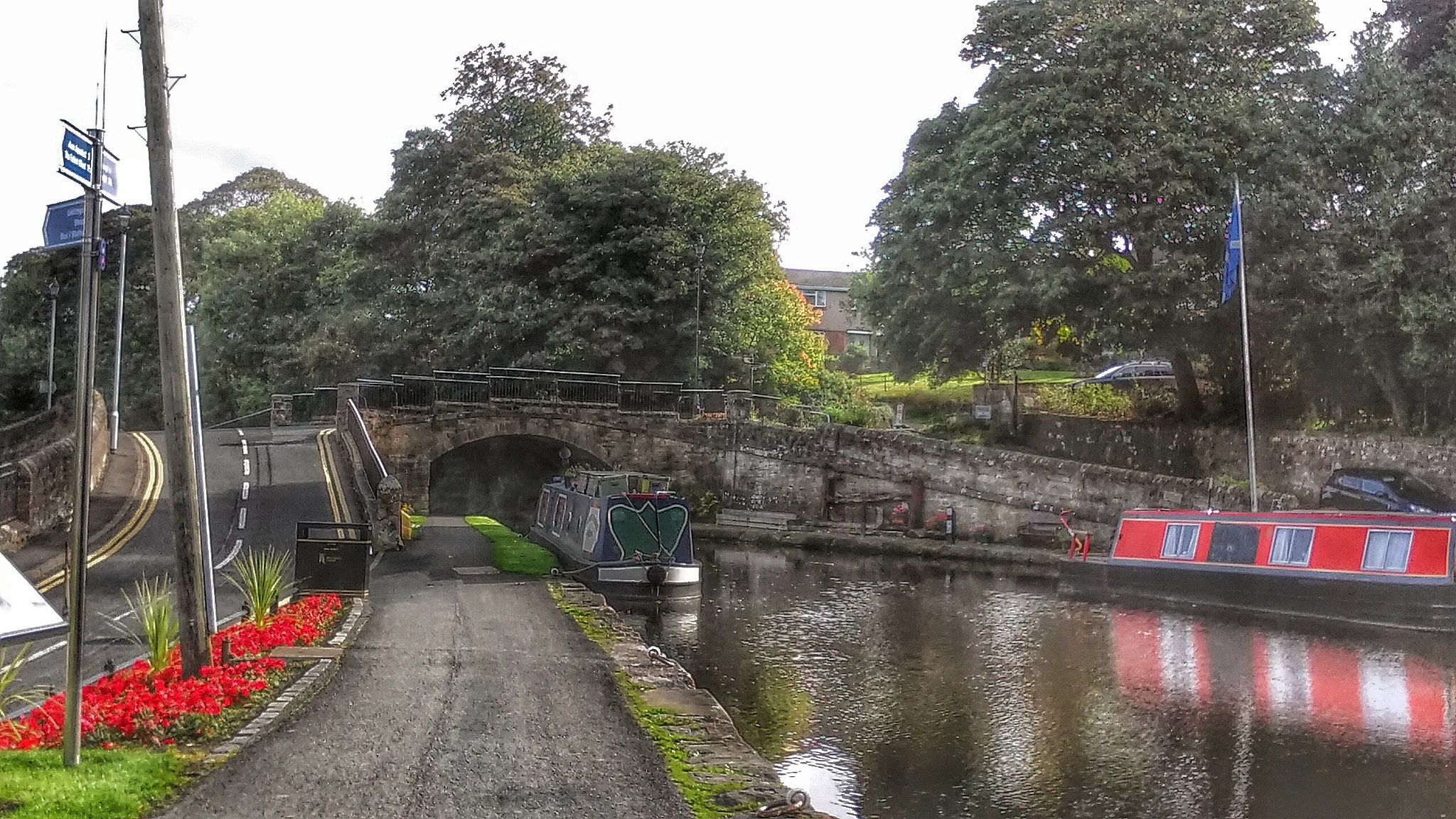 LG LEON 4G LTE sample photo. Linlithgow canal basin photography