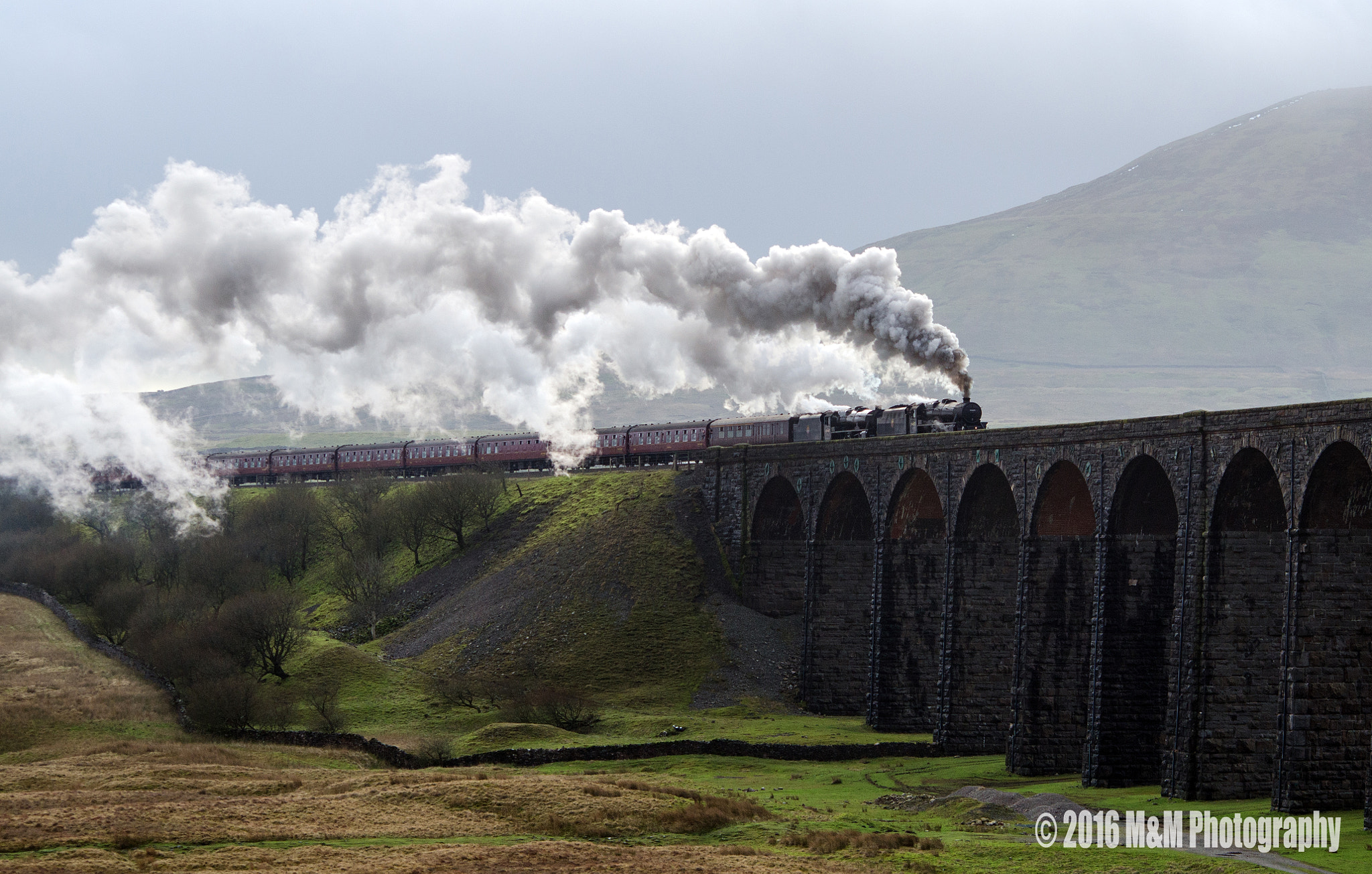 Nikon D7000 sample photo. Steaming over ribblehead photography