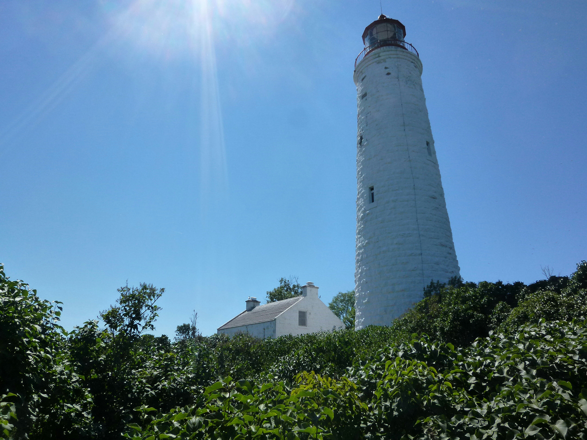 Panasonic DMC-FX700 sample photo. Chantry island.  during the mid 1800’s water traffic on the great lakes had substantially... photography