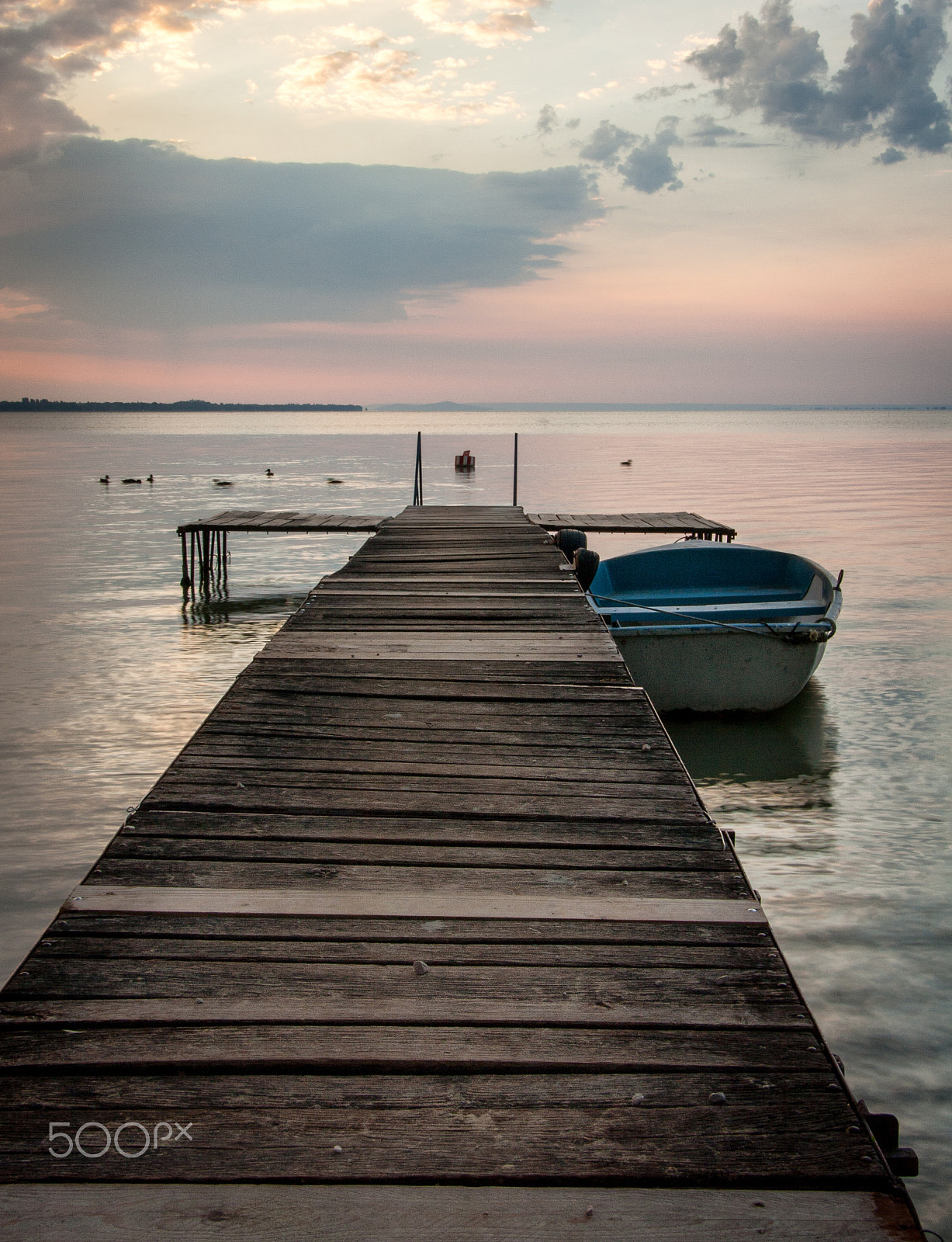 Canon EOS 1000D (EOS Digital Rebel XS / EOS Kiss F) sample photo. Lake balaton at sunrise photography