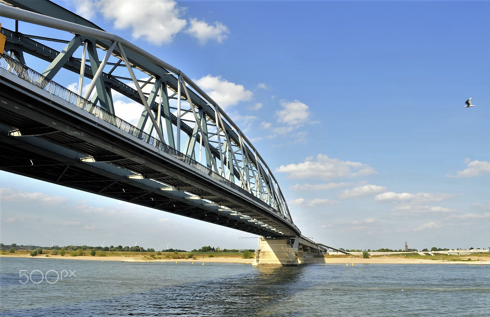 Nikon D300 sample photo. Nijmegen bridge photography