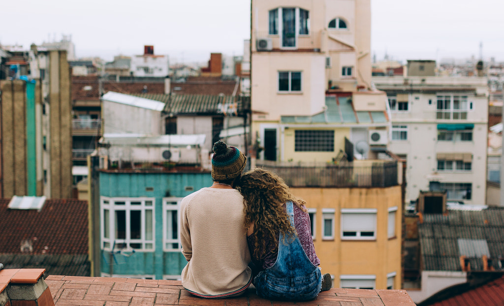 Two cats on a rooftop by Dani Gioia on 500px.com