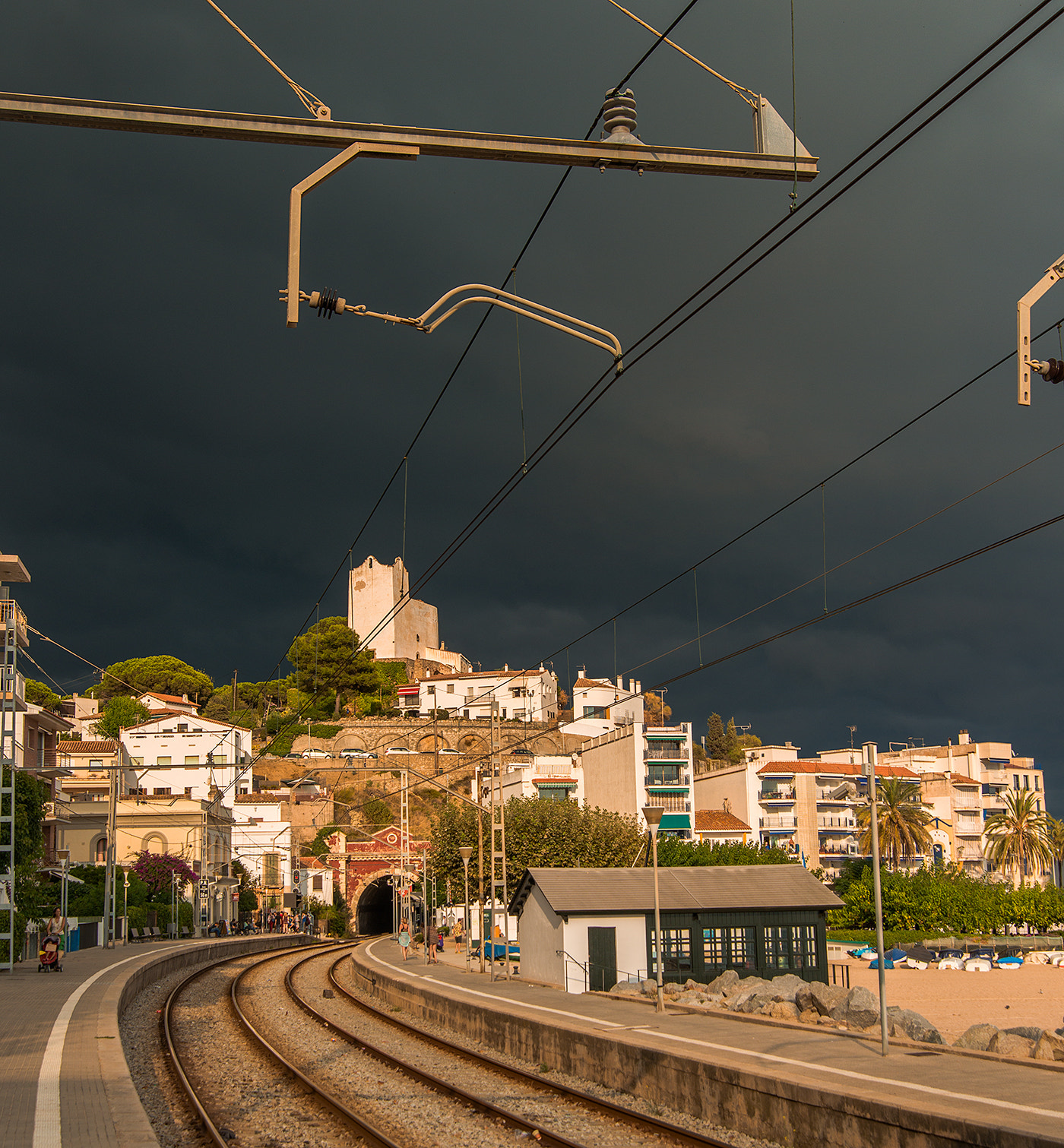 Nikon AF Nikkor 24-85mm F2.8-4D IF sample photo. Sant pol de mar.     tempesta photography