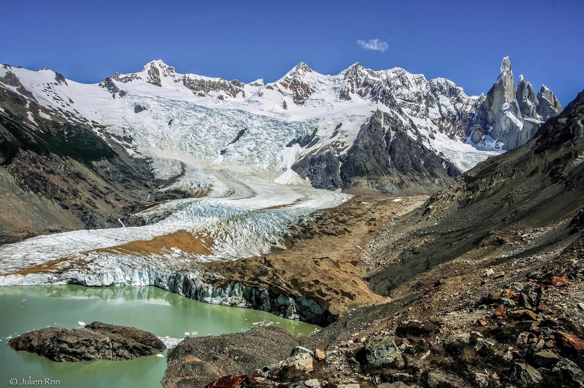 Pentax K20D sample photo. Cerro torre photography