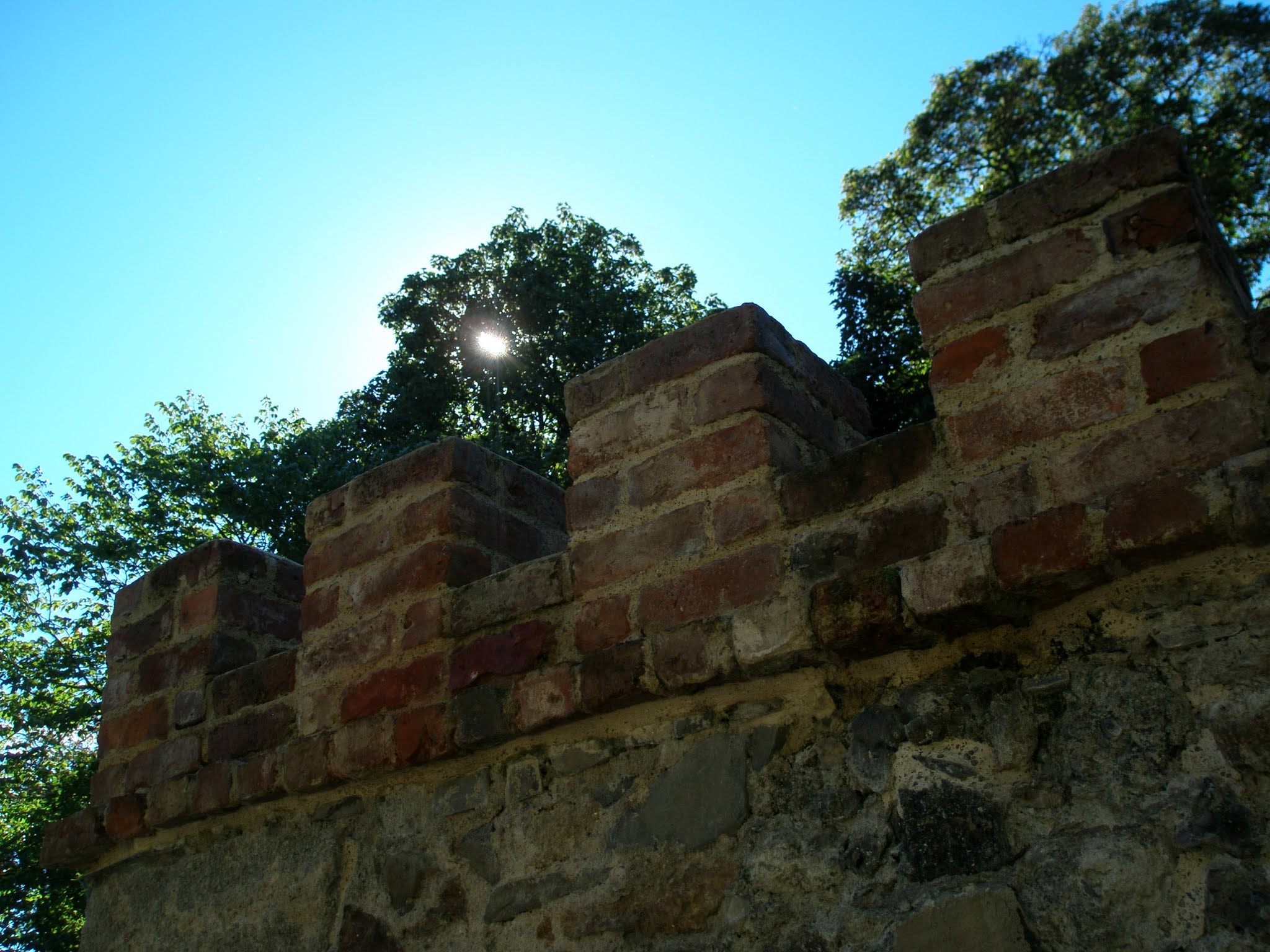 Olympus u810/S810 sample photo. View from the battlements  photography