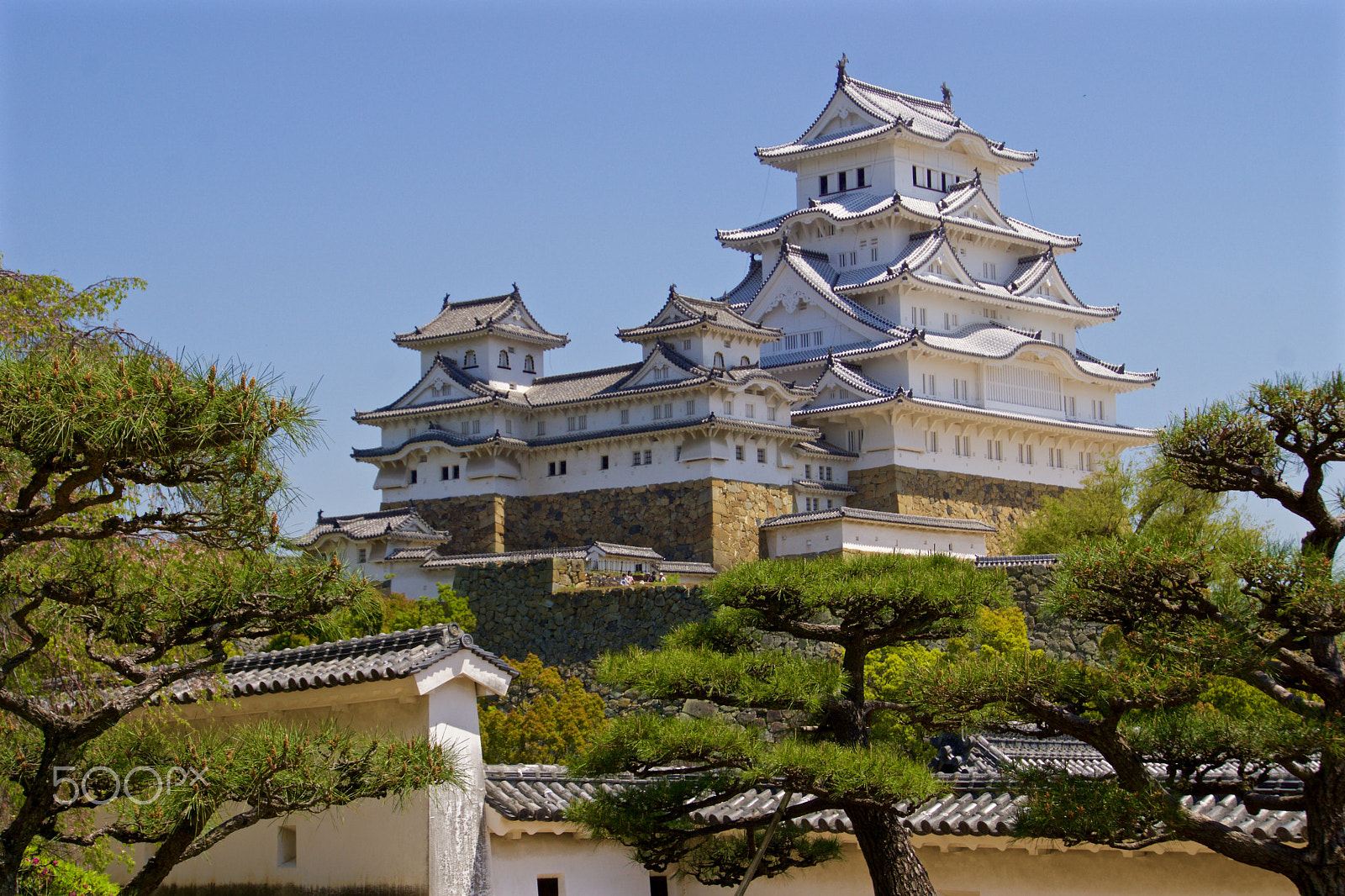 Sony E 18-55mm F3.5-5.6 OSS sample photo. Himeji castle photography