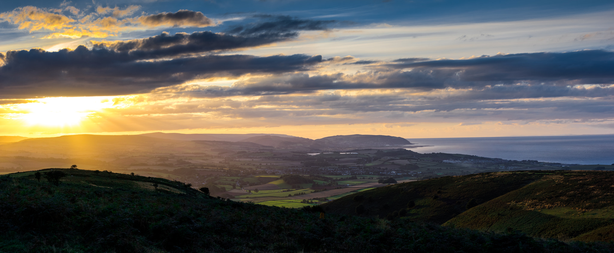 HD Pentax DA 55-300mm F4.0-5.8 ED WR sample photo. West somerset sunset photography