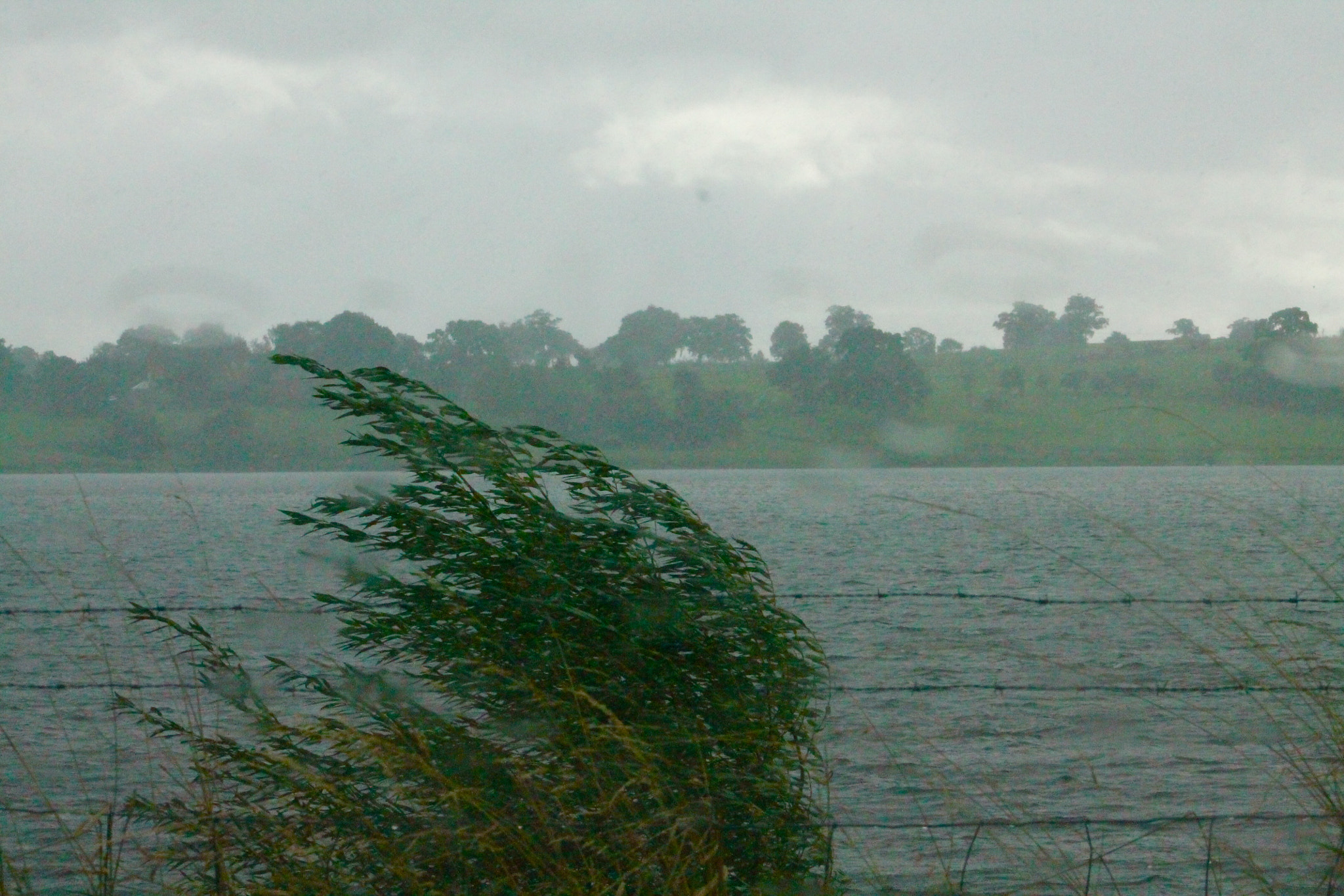 Canon EF75-300mm f/4-5.6 sample photo. Sudden squall over blithfield photography