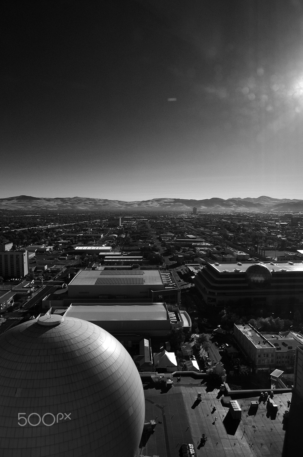 Pentax K-50 sample photo. View from silver legacy in reno photography