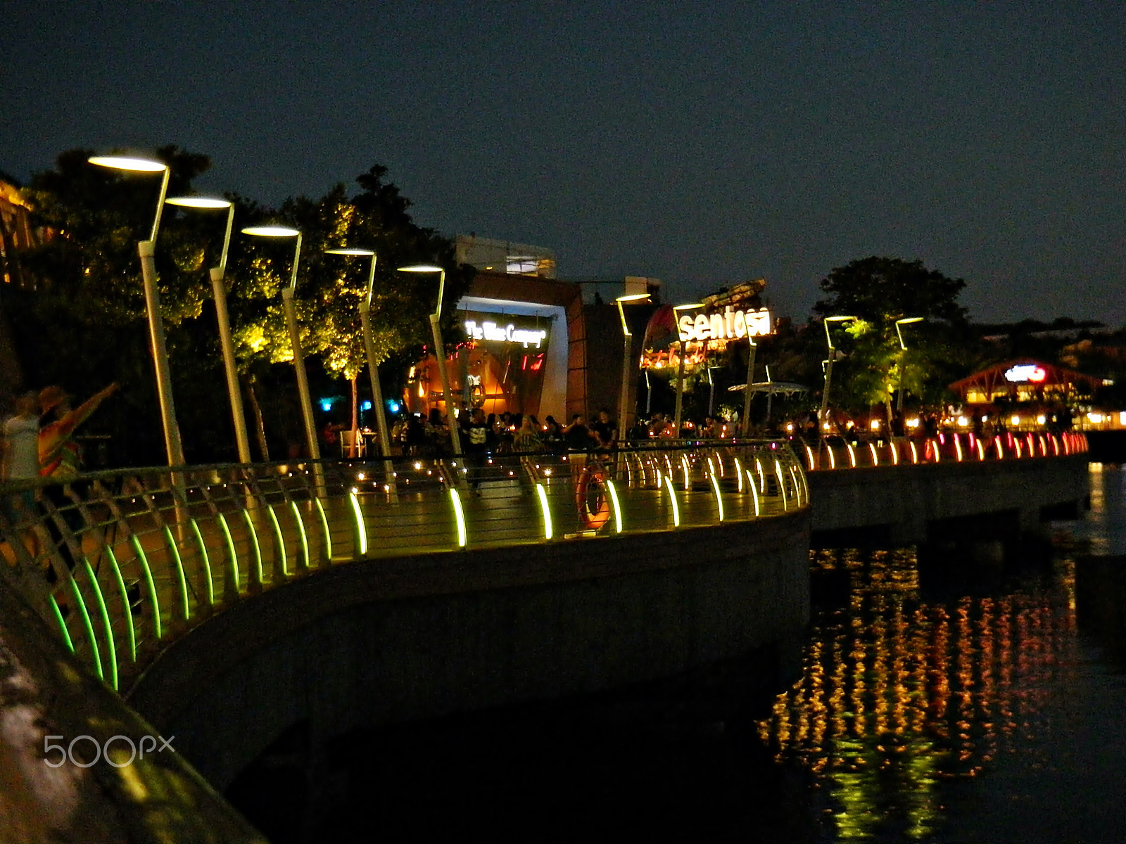 Nikon Coolpix S1200pj sample photo. Singapore night scene series - sentosa photography