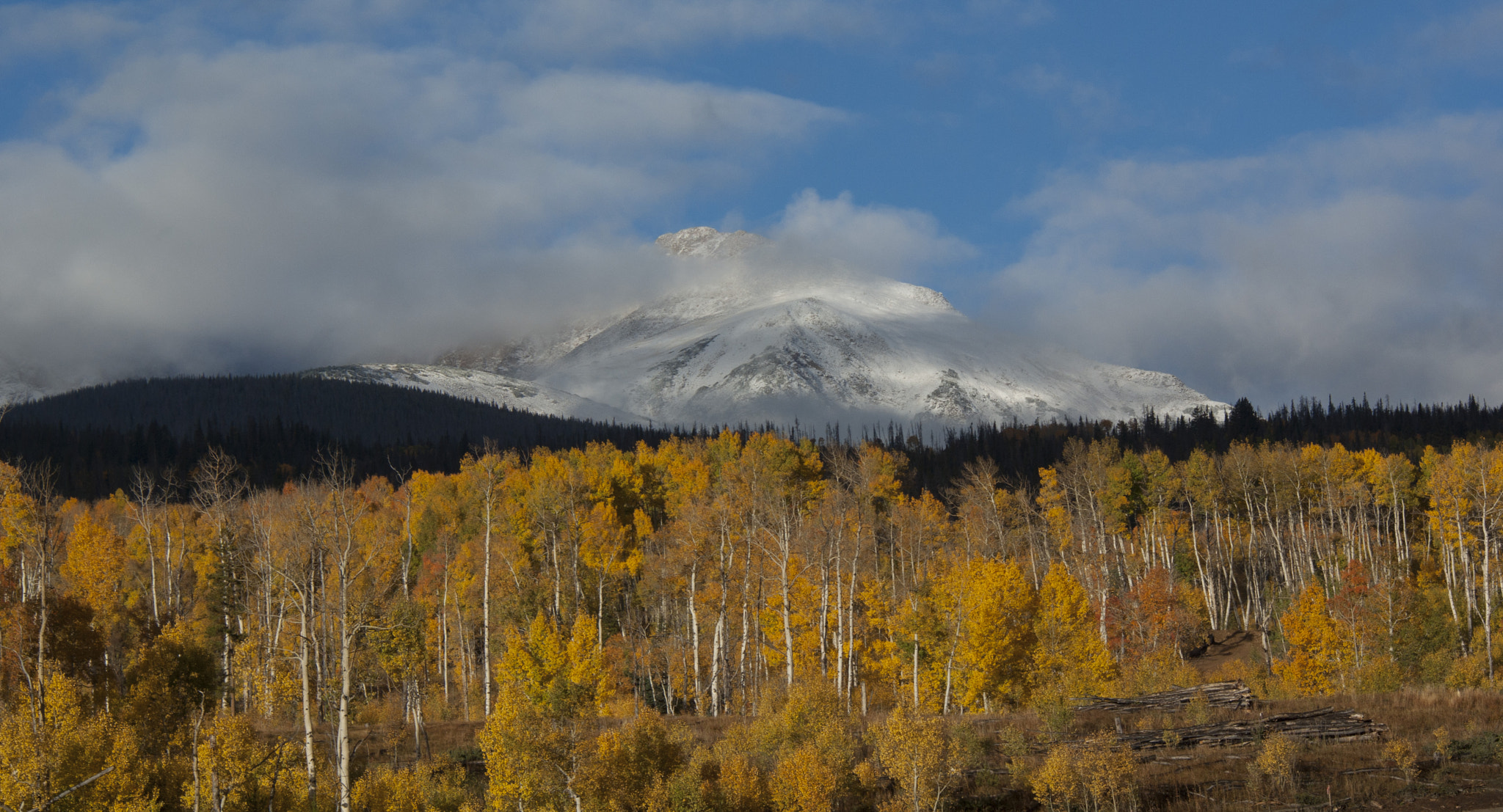 Pentax K10D sample photo. Fall morning in kremmling photography