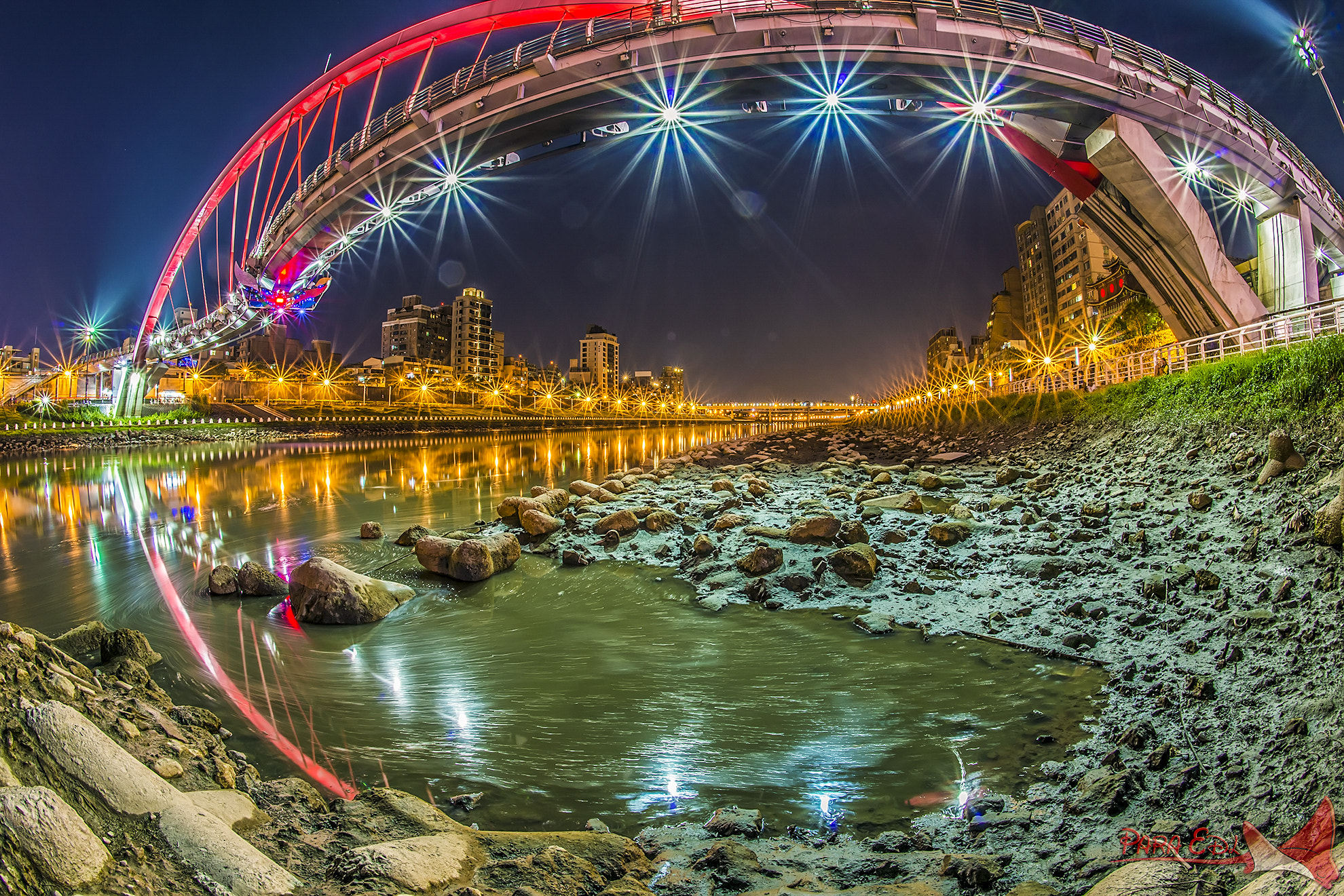 Nikon D800E + Nikon AF Fisheye-Nikkor 16mm F2.8D sample photo. Rainbow bridge @ song-shan photography