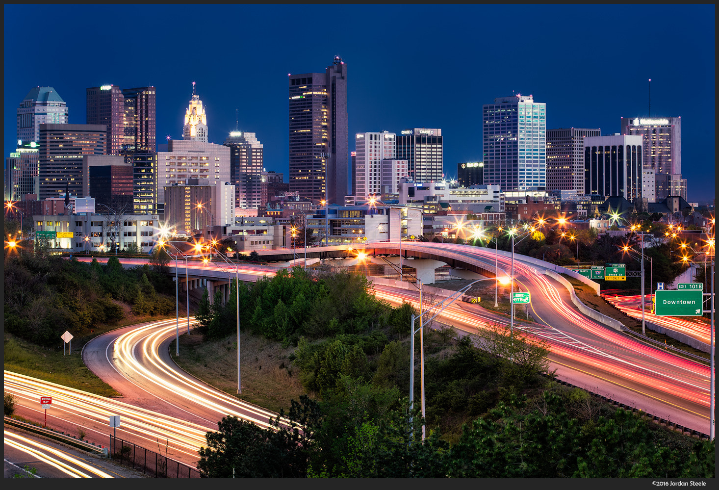 Sony a7 II + Canon EF 70-200mm F4L USM sample photo. Into the city before dawn photography