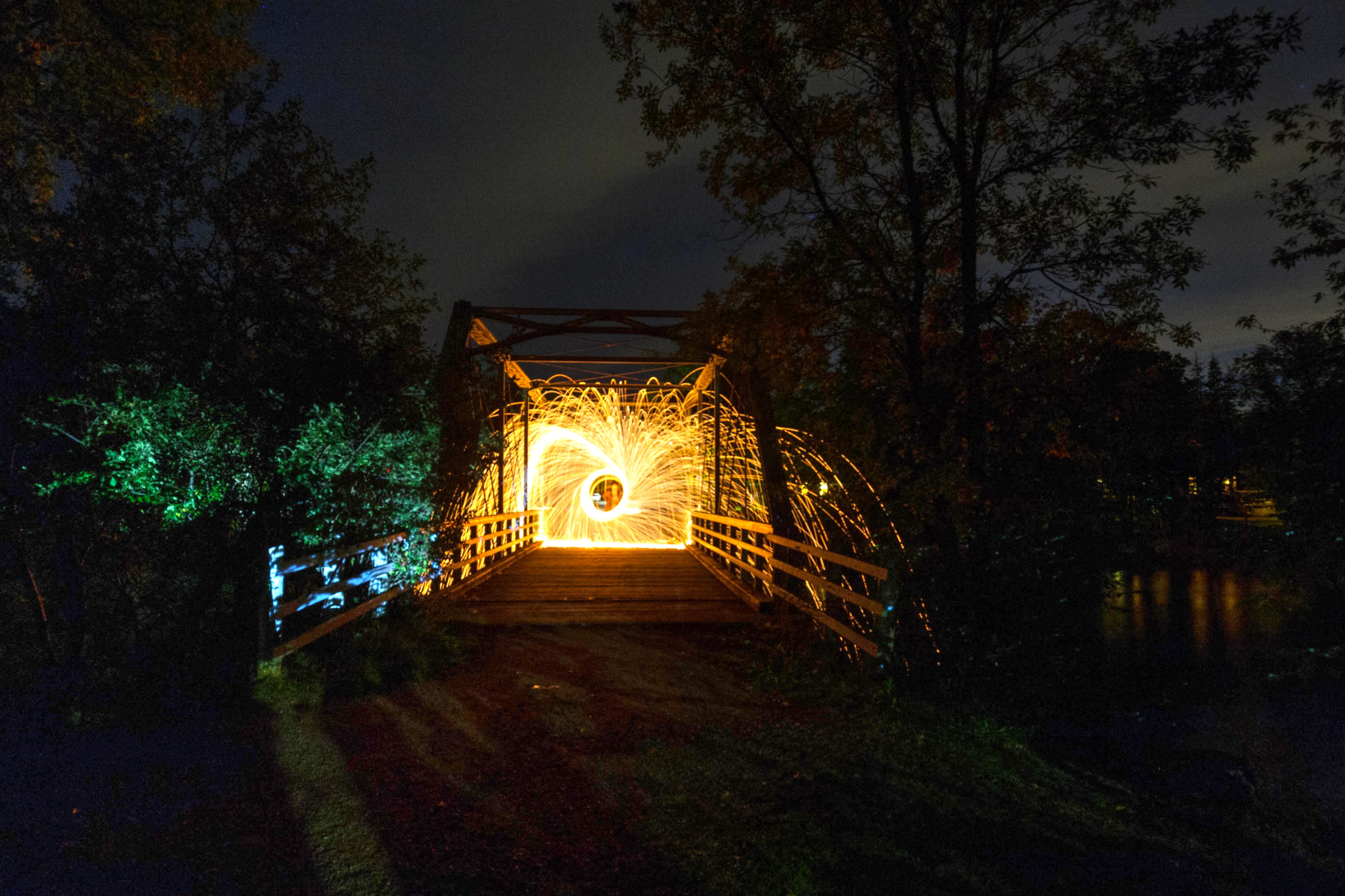 Canon EF 16-35mm F4L IS USM sample photo. Light on the bridge photography