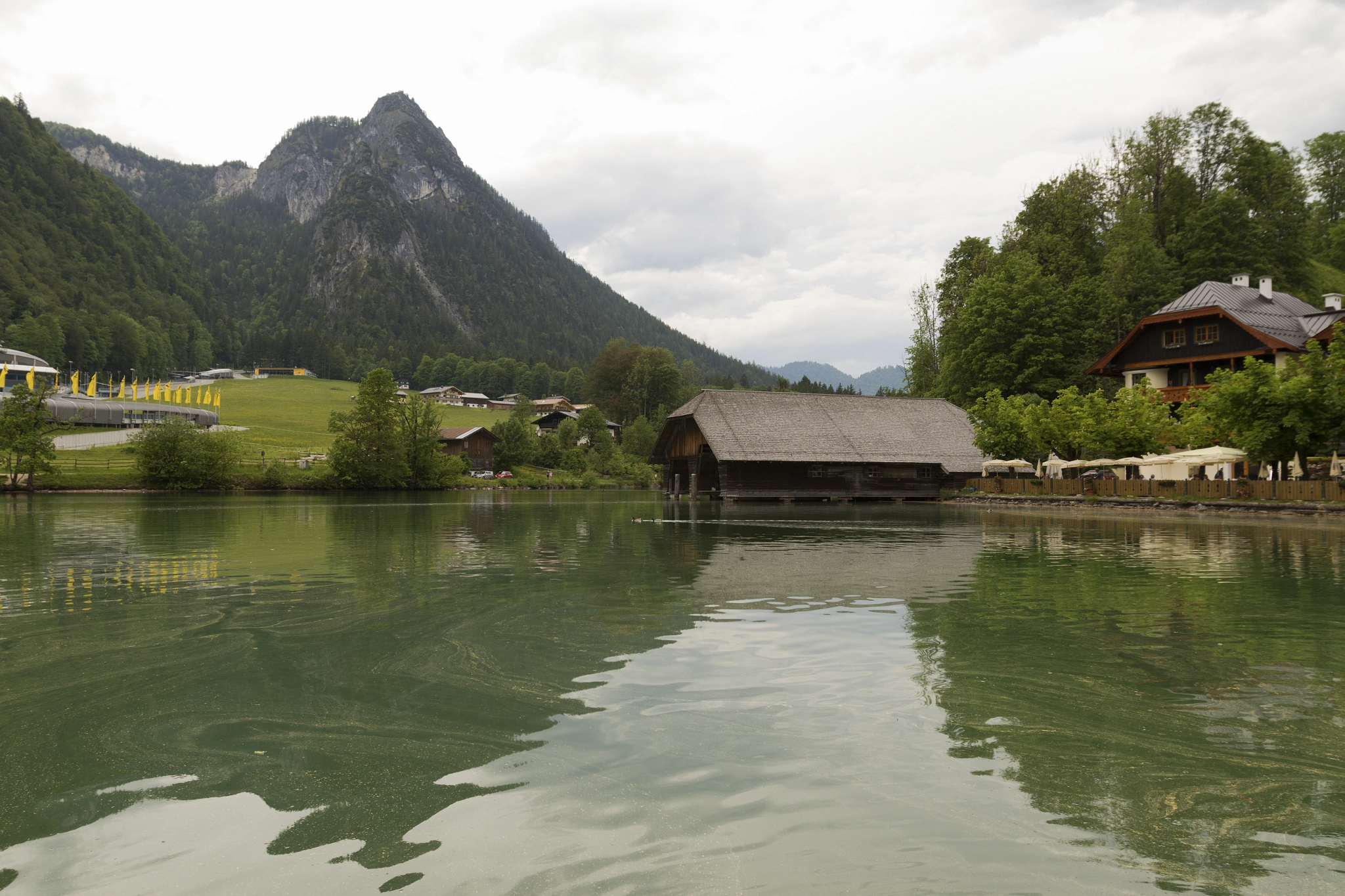 Lake Konigsee in Bavarian Alps.