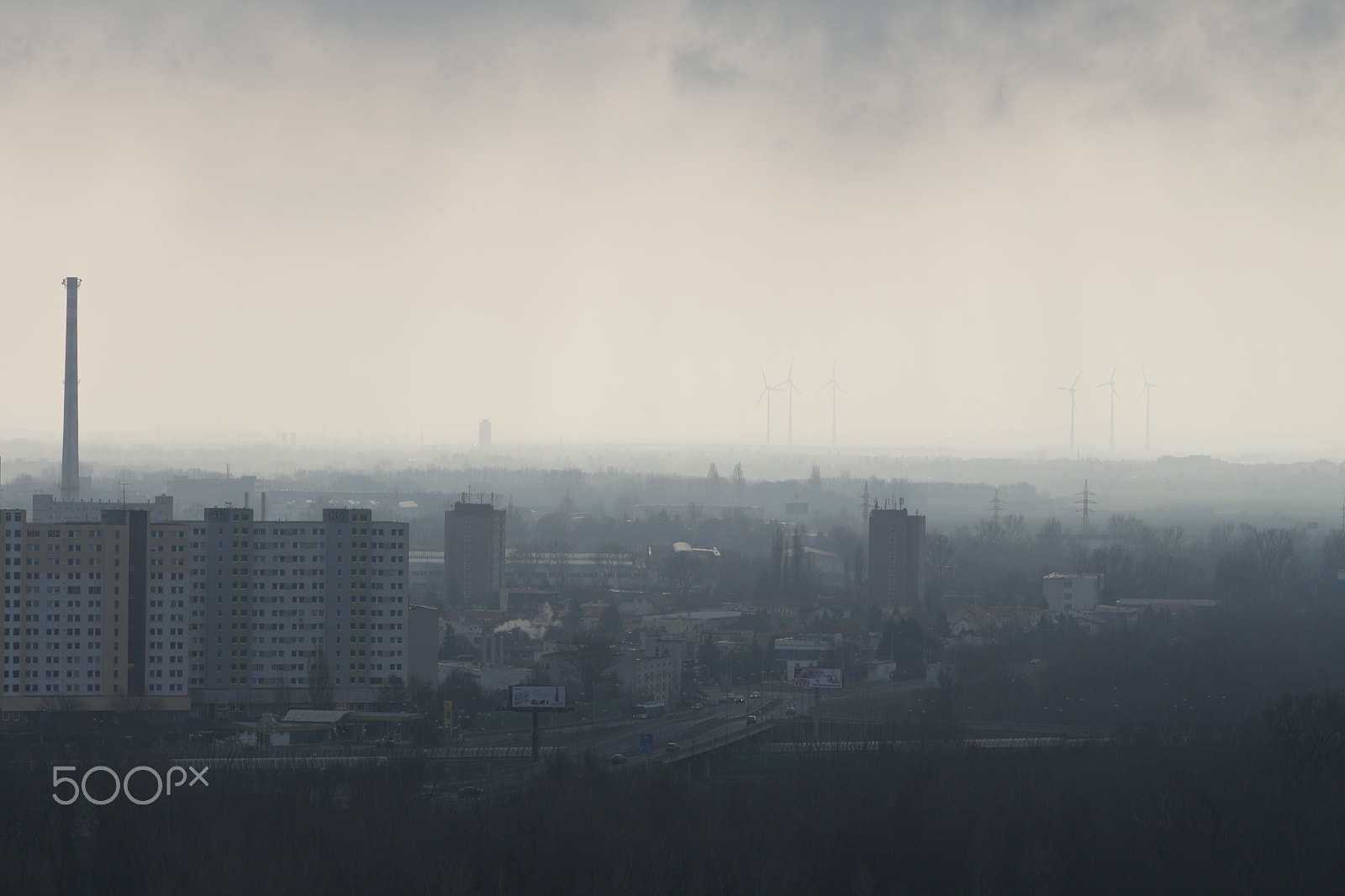 Canon EF 75-300mm f/4-5.6 USM sample photo. Fog photography