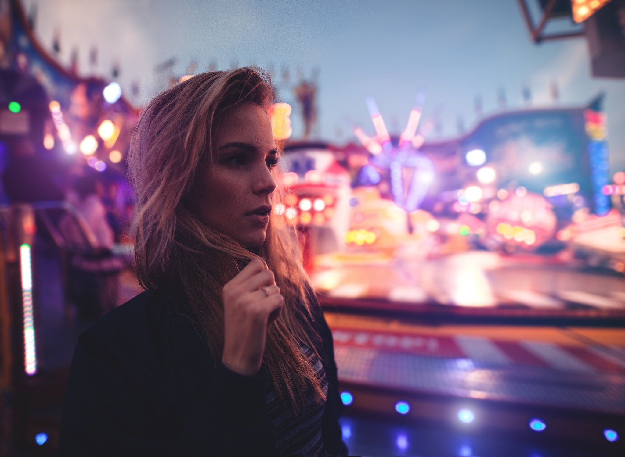 Sigma 20mm F1.4 DG HSM Art sample photo. Funfair photography