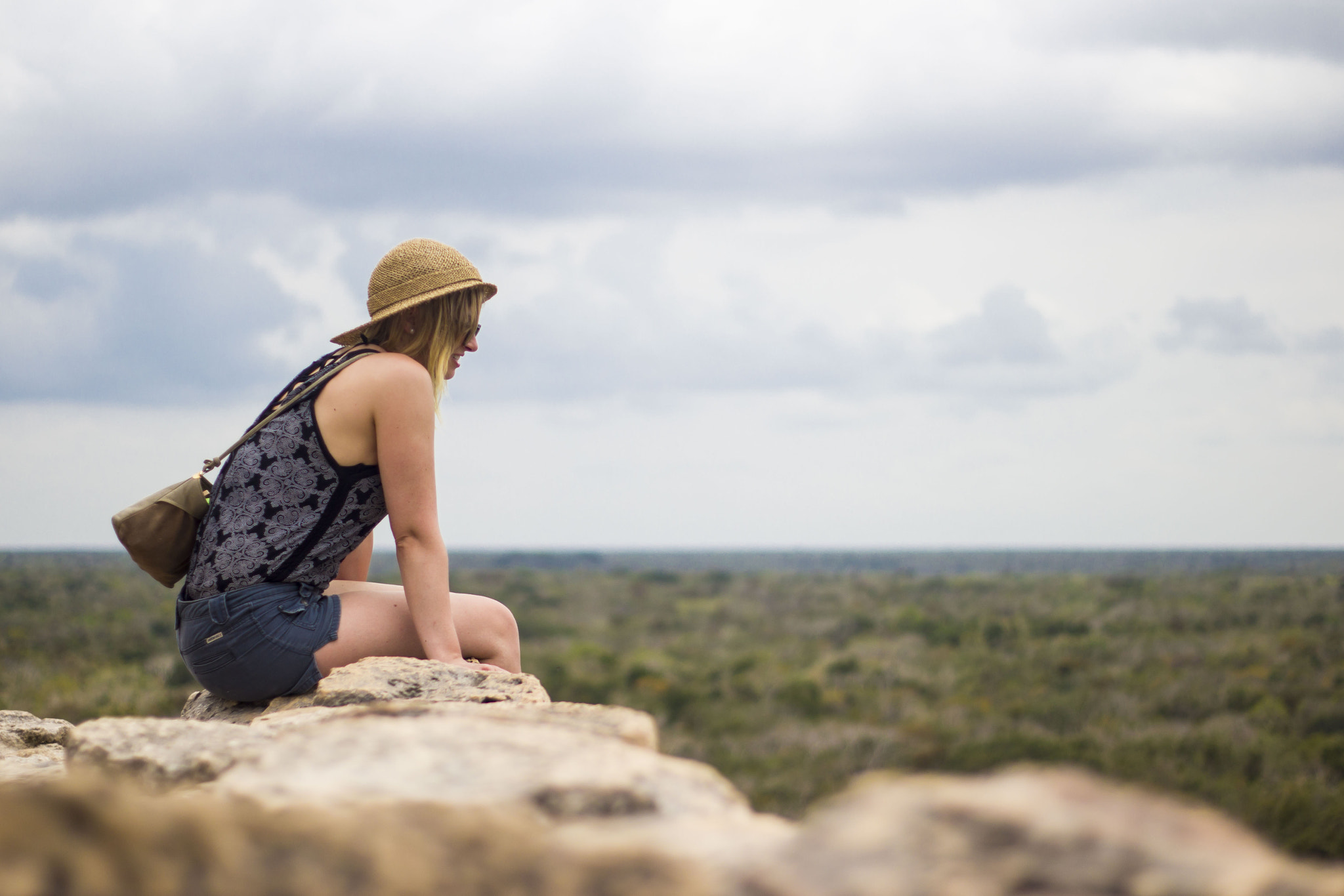 Canon EF 50mm f/1.8 sample photo. Mayan jungle view photography