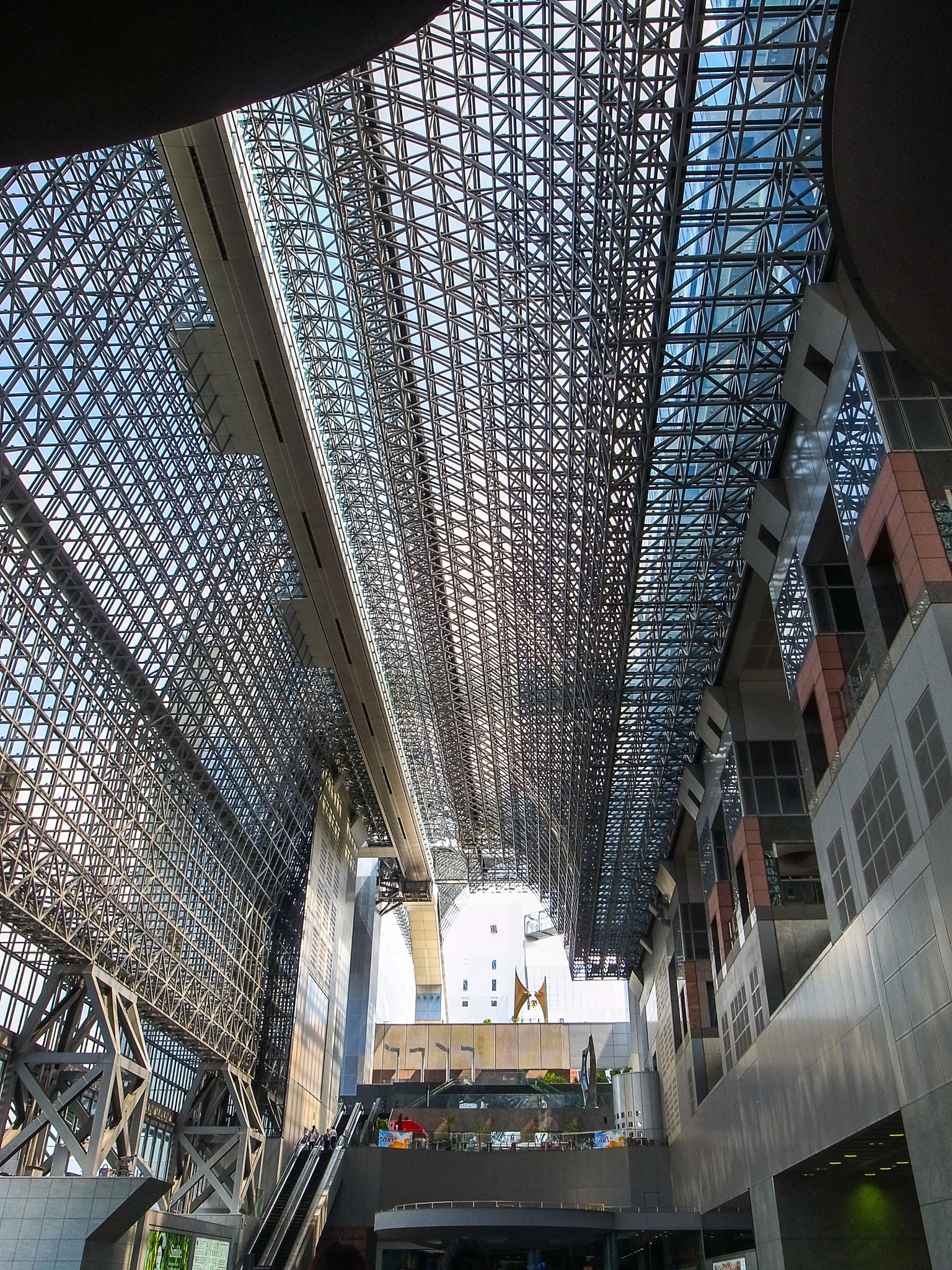 RICOH GR LENS sample photo. Kyoto station entry plaza photography