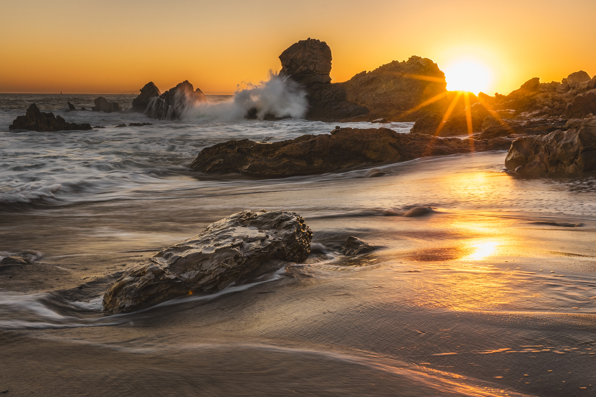 Sony a7R + E 21mm F2.8 sample photo. Carona del mar sunset photography