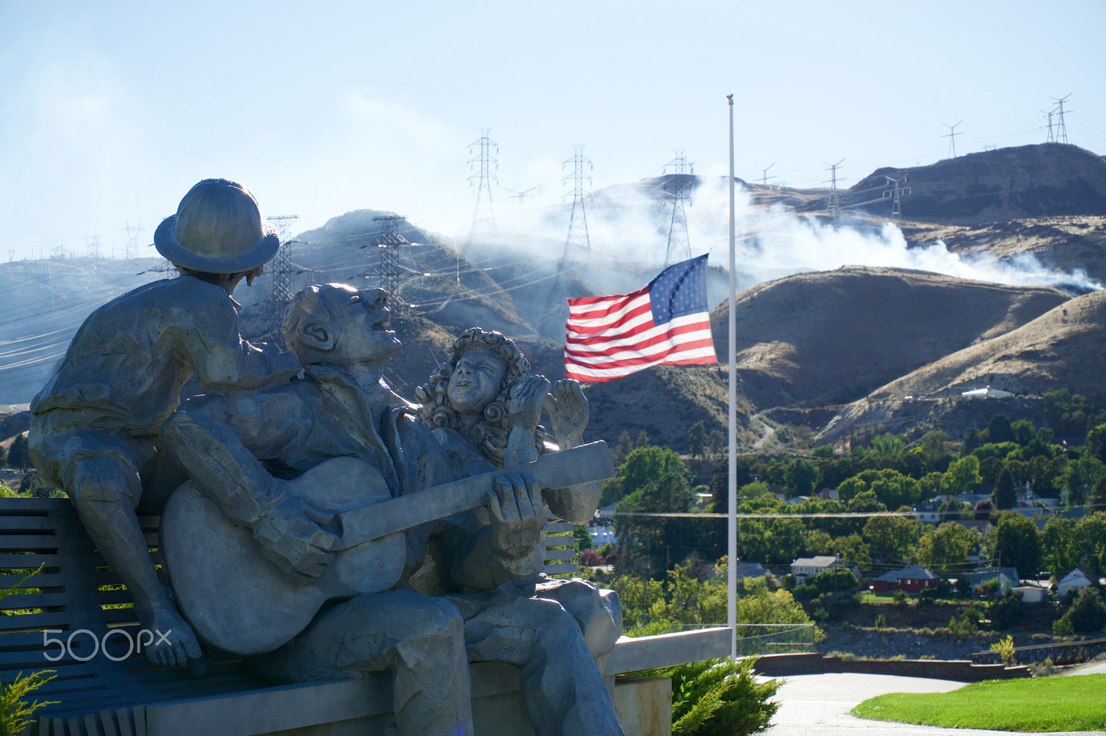 Sony a6000 + Sony E PZ 18-105mm F4 G OSS sample photo. Two hillsides burned this day photography