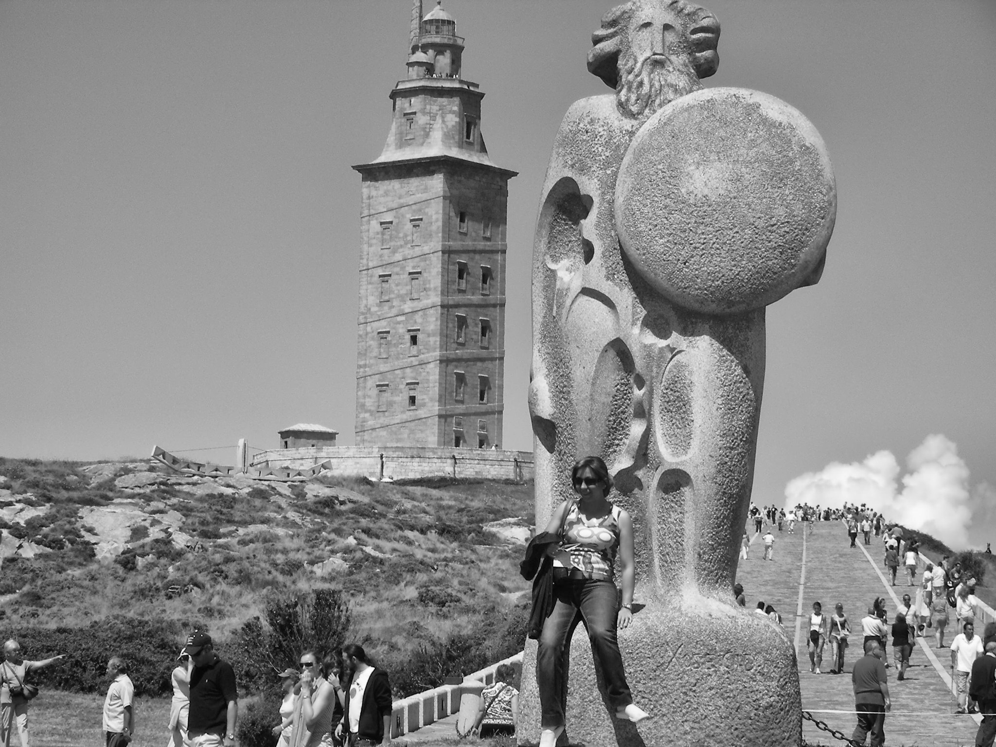 Nikon COOLPIX S4 sample photo. Breogan y la torre de hercules photography